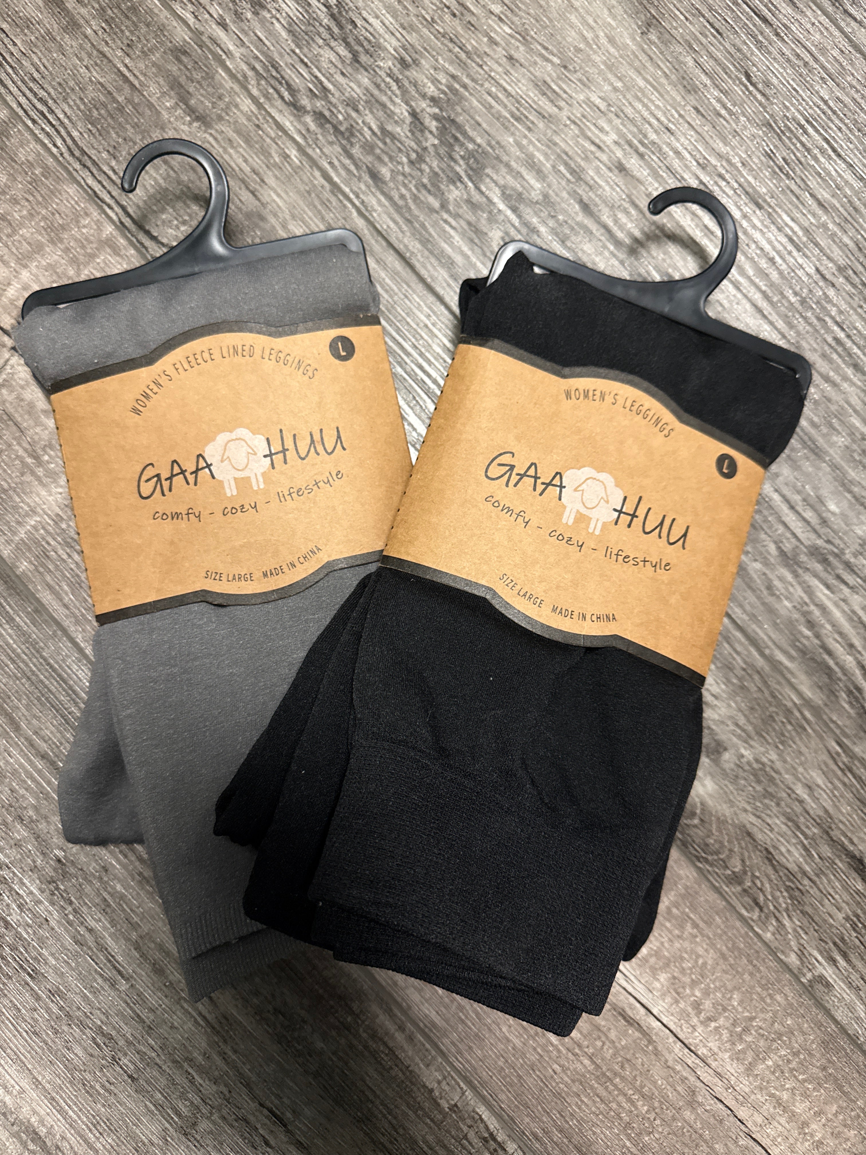 NWT GAA HUU FLEECE LINED LEGGINGS