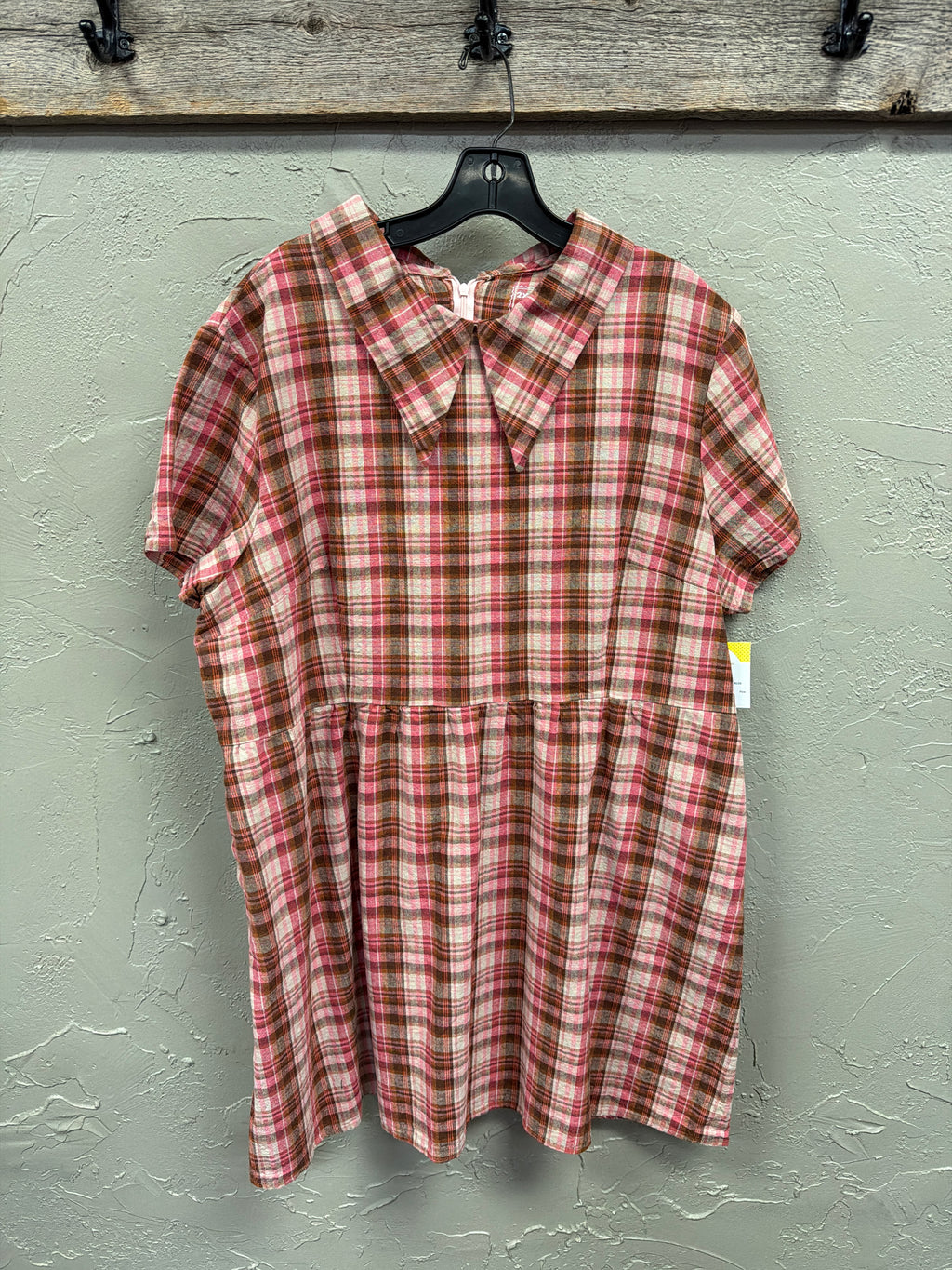 TUESDAY BASSEN PLAID DRESS (org$135)
