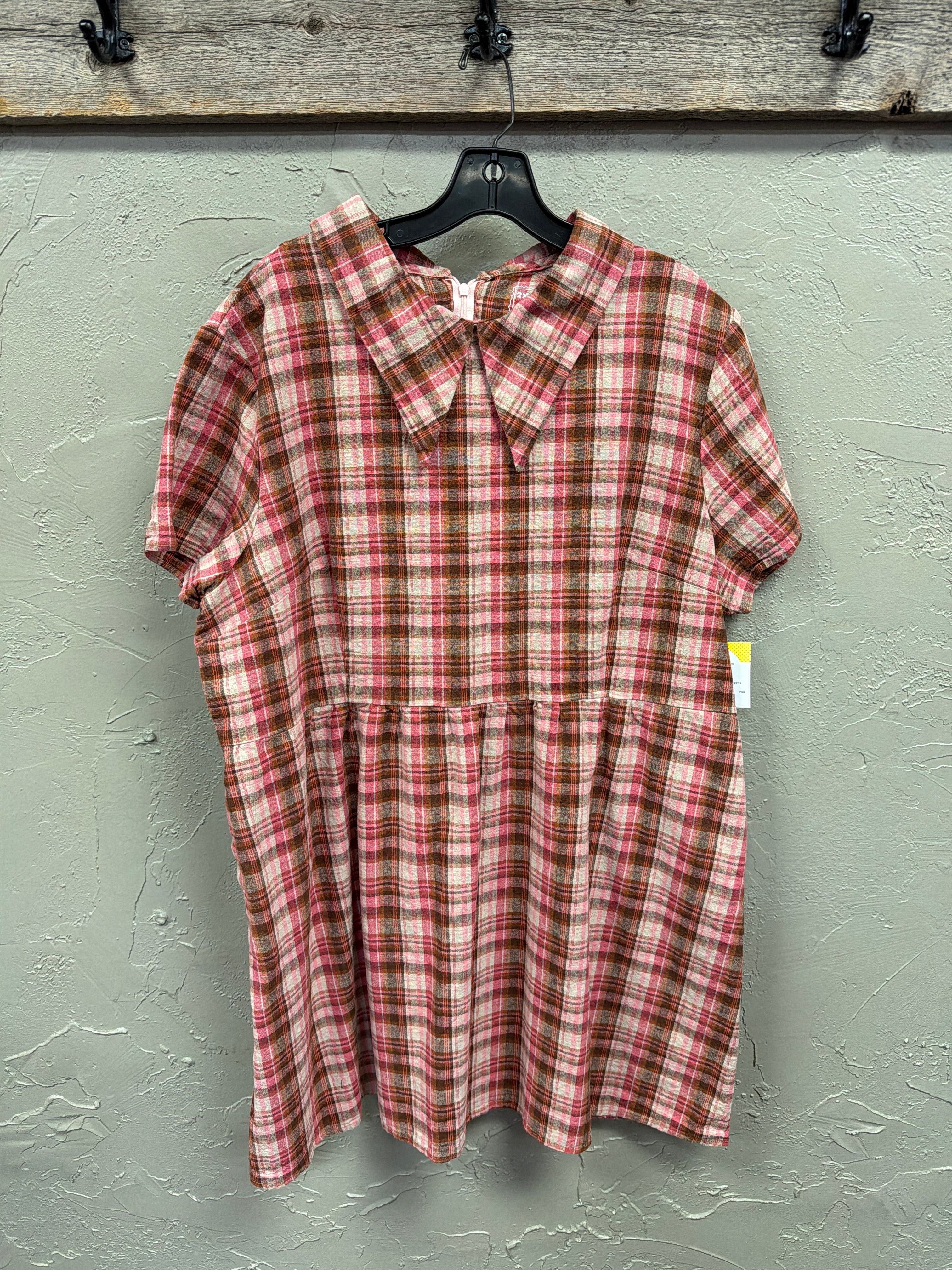 TUESDAY BASSEN PLAID DRESS (org$135)