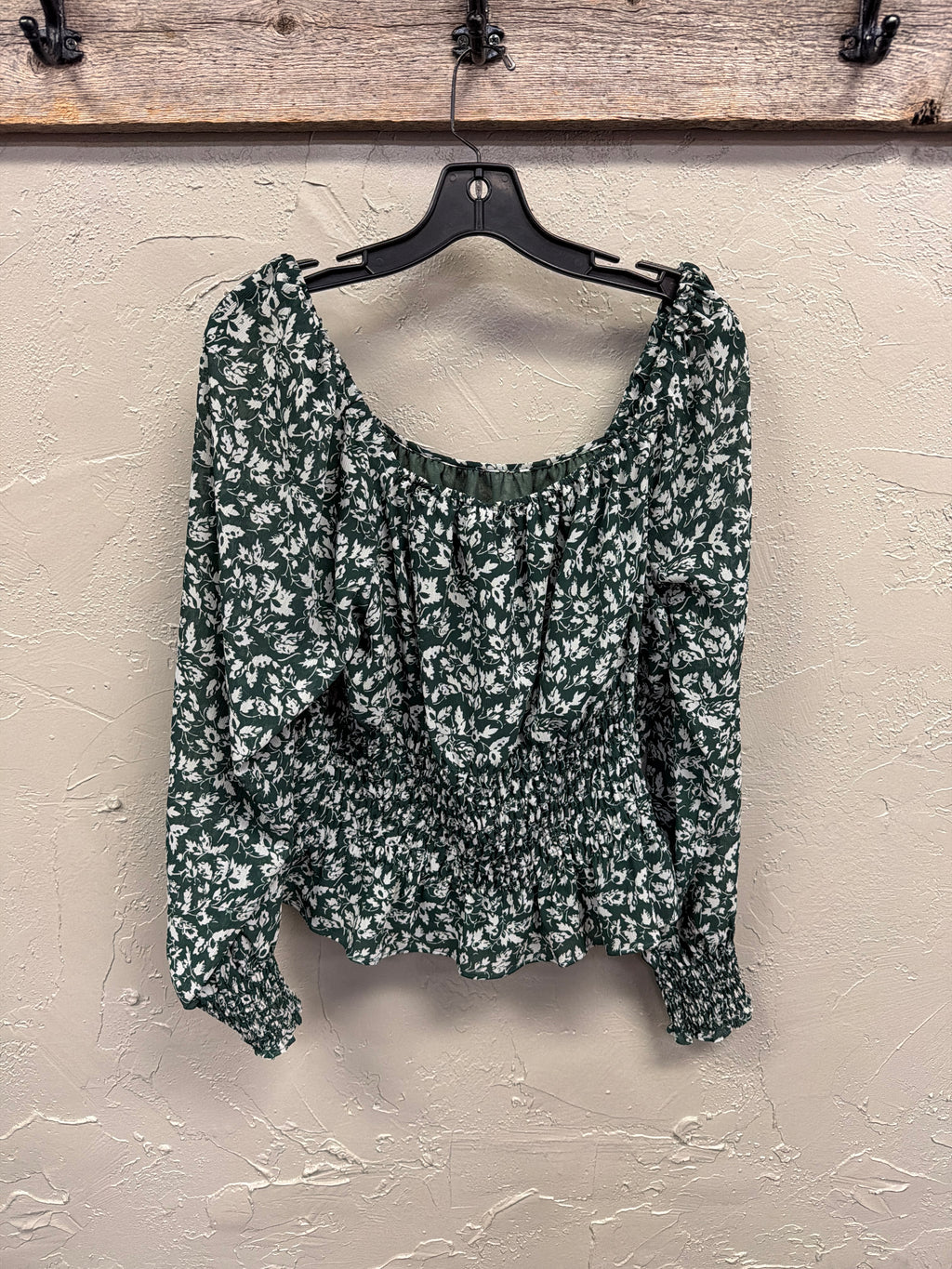 NWT MADEWELL SMOCK WAIST TOP (org$98)
