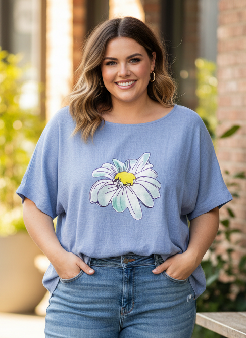 NWT TENDENCY DAISY SHIRT