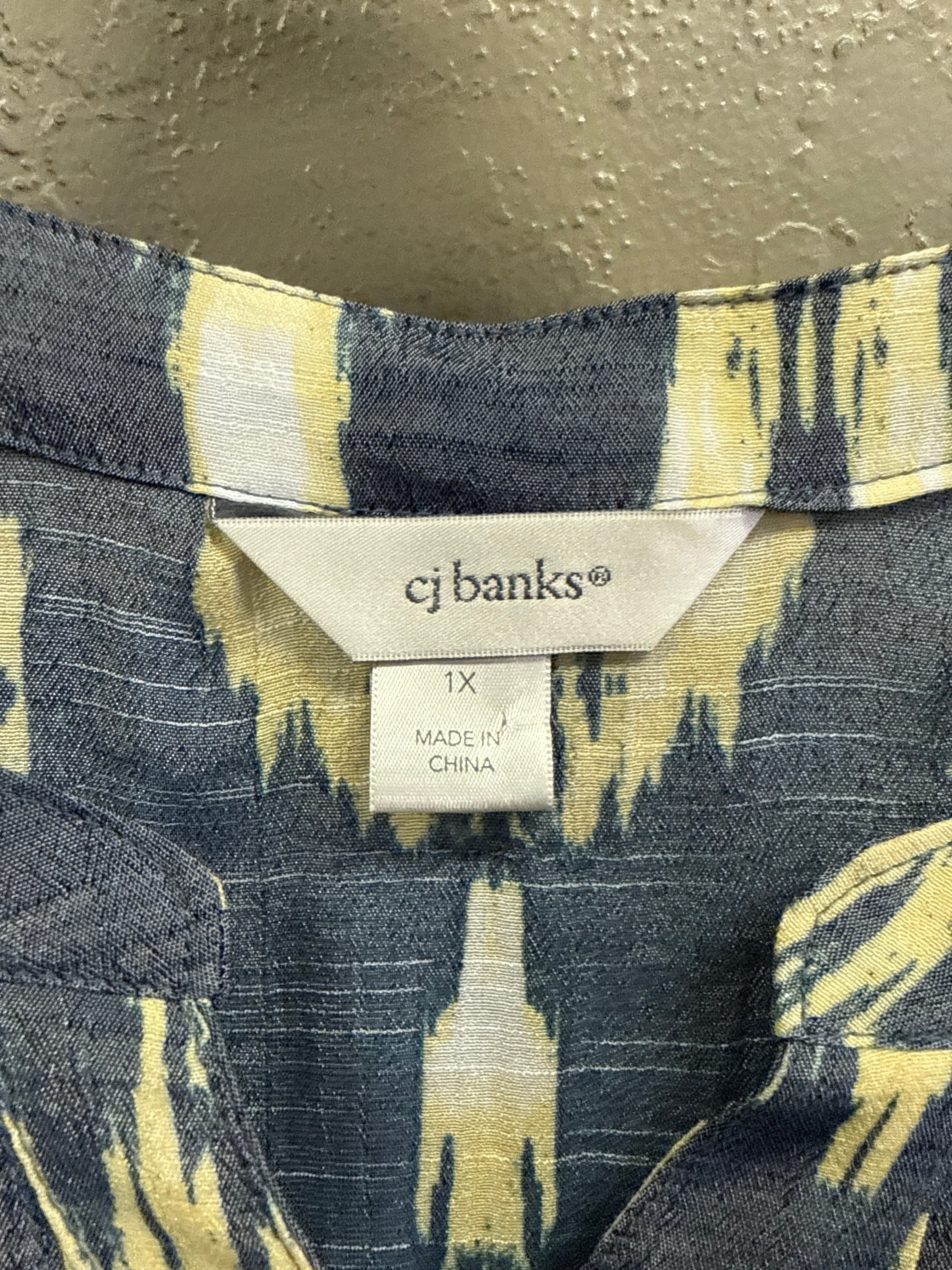 CJ BANKS POPOVER BLOUSE