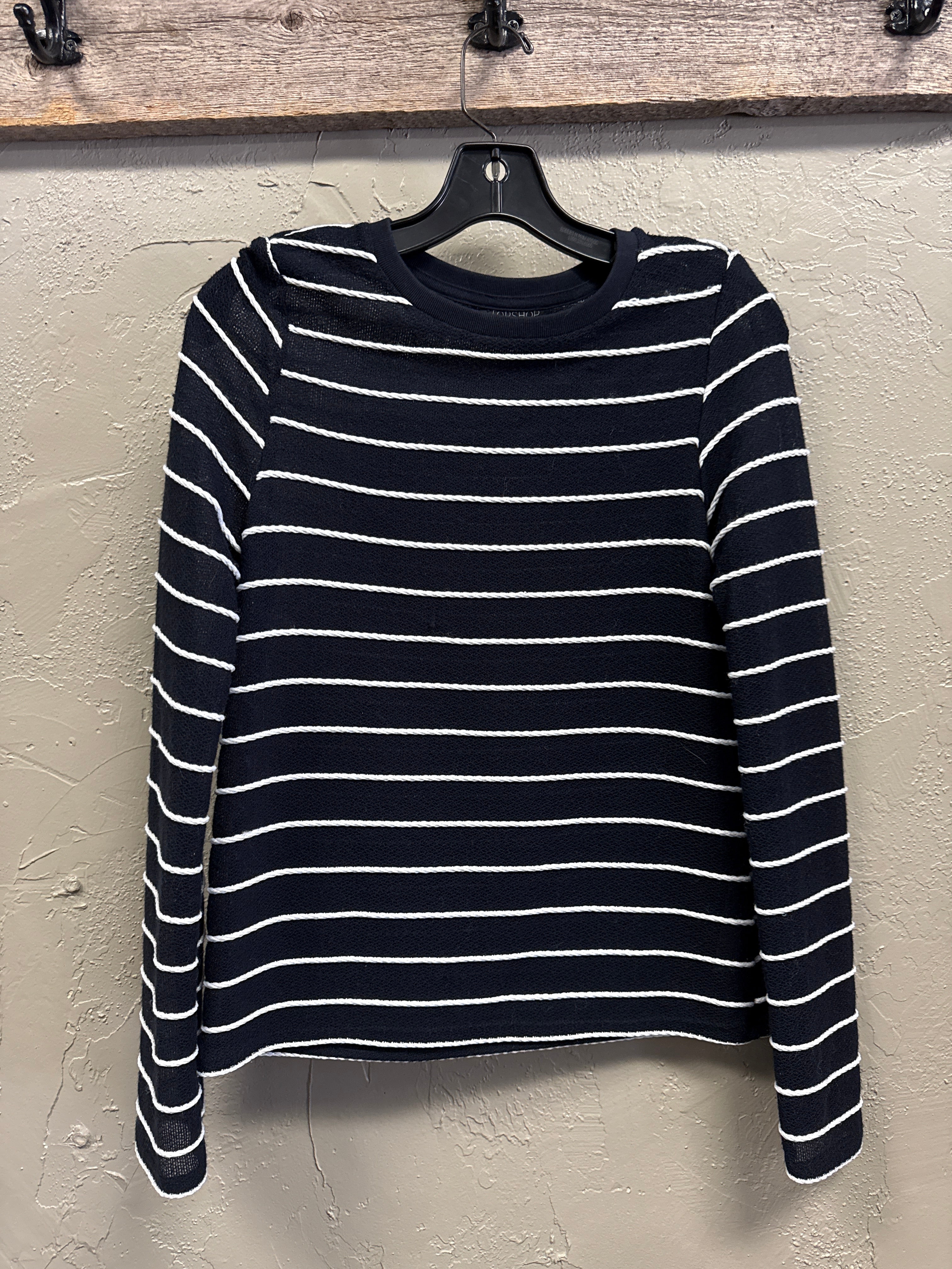 TOPSHOP NAUTICAL STRIPED TOP