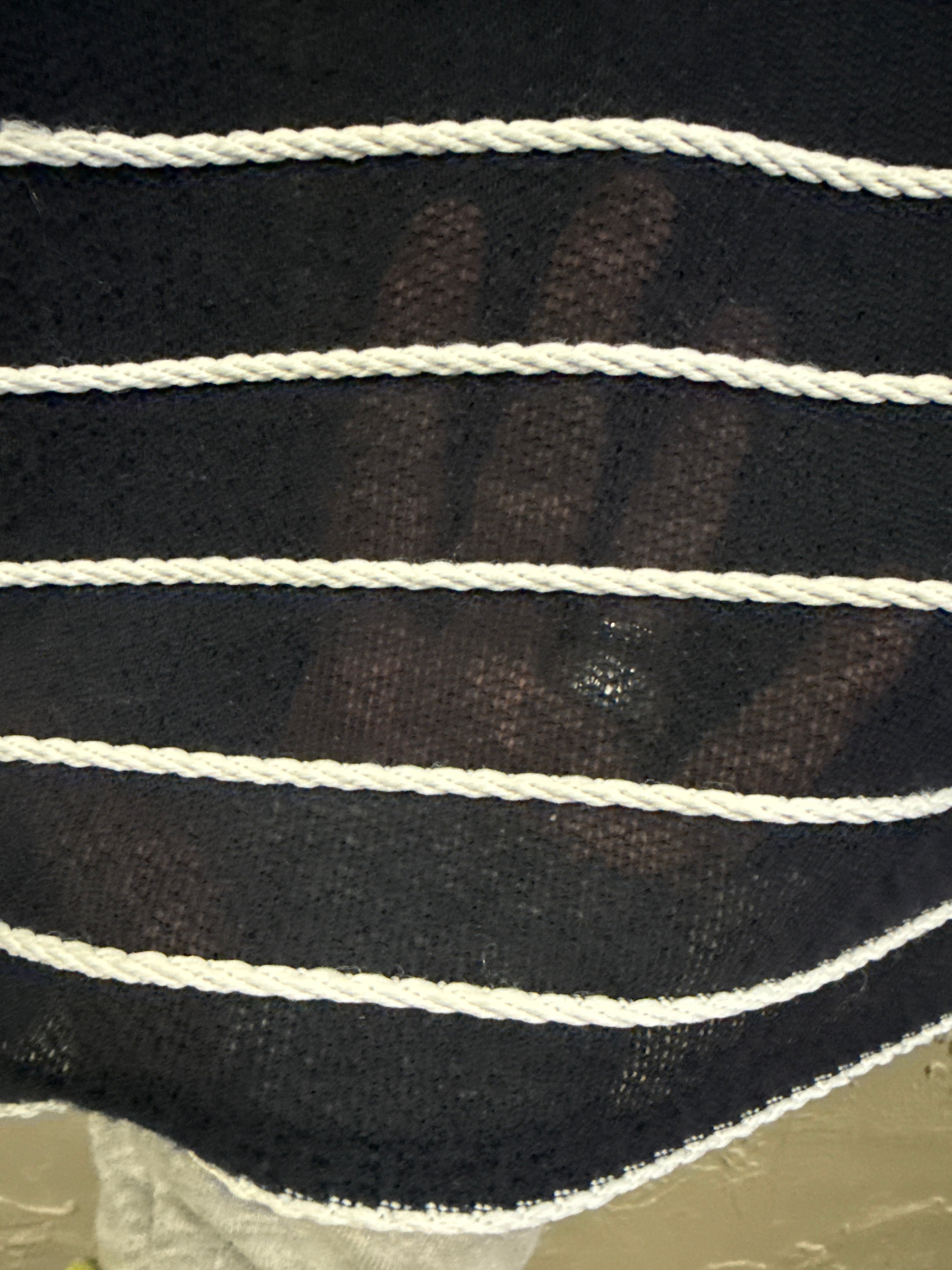 TOPSHOP NAUTICAL STRIPED TOP