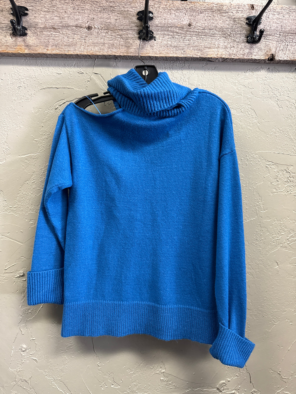 1 State Cold Shoulder Sweater