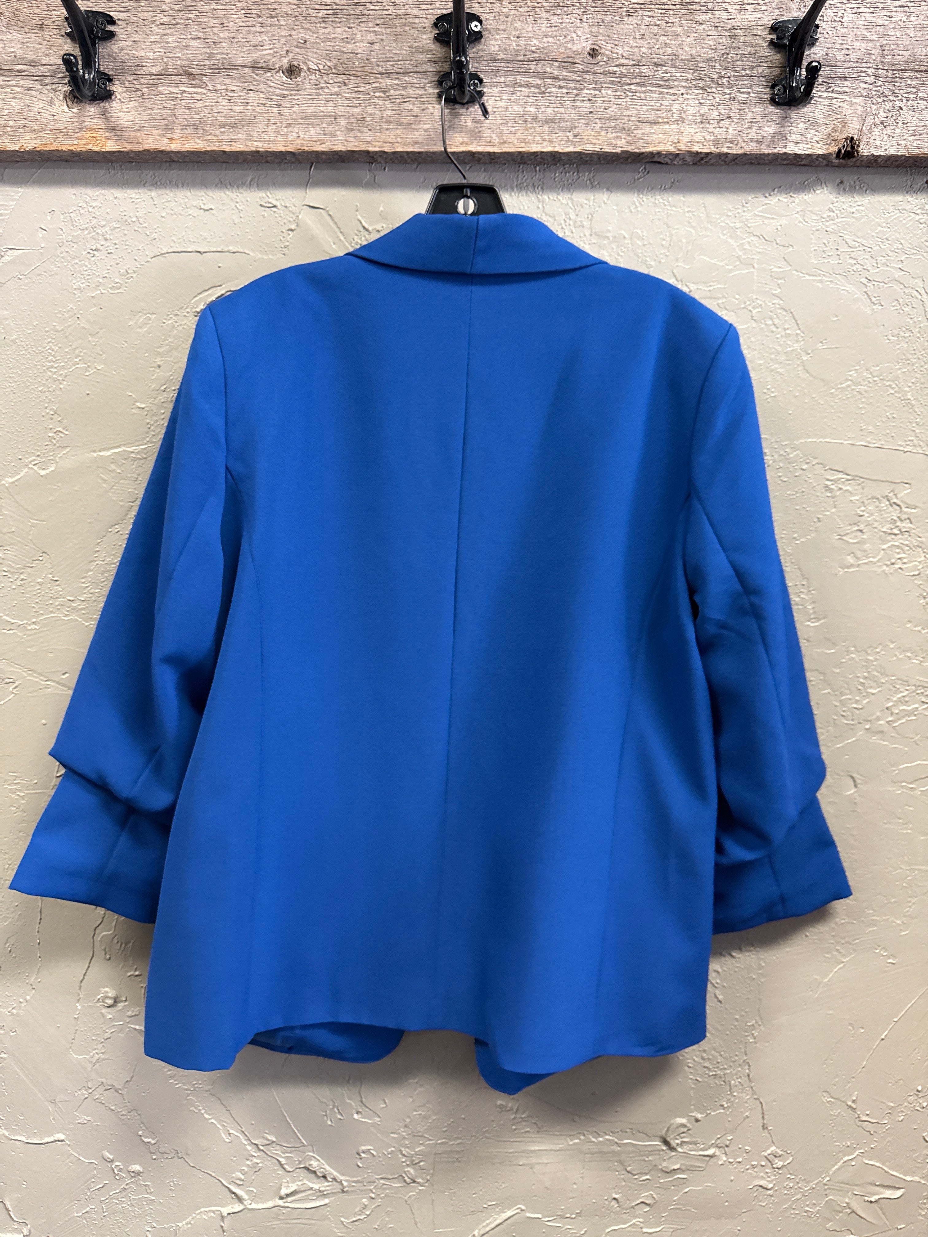 NWT EE:SOME RUCHED SLEEVE BLAZER