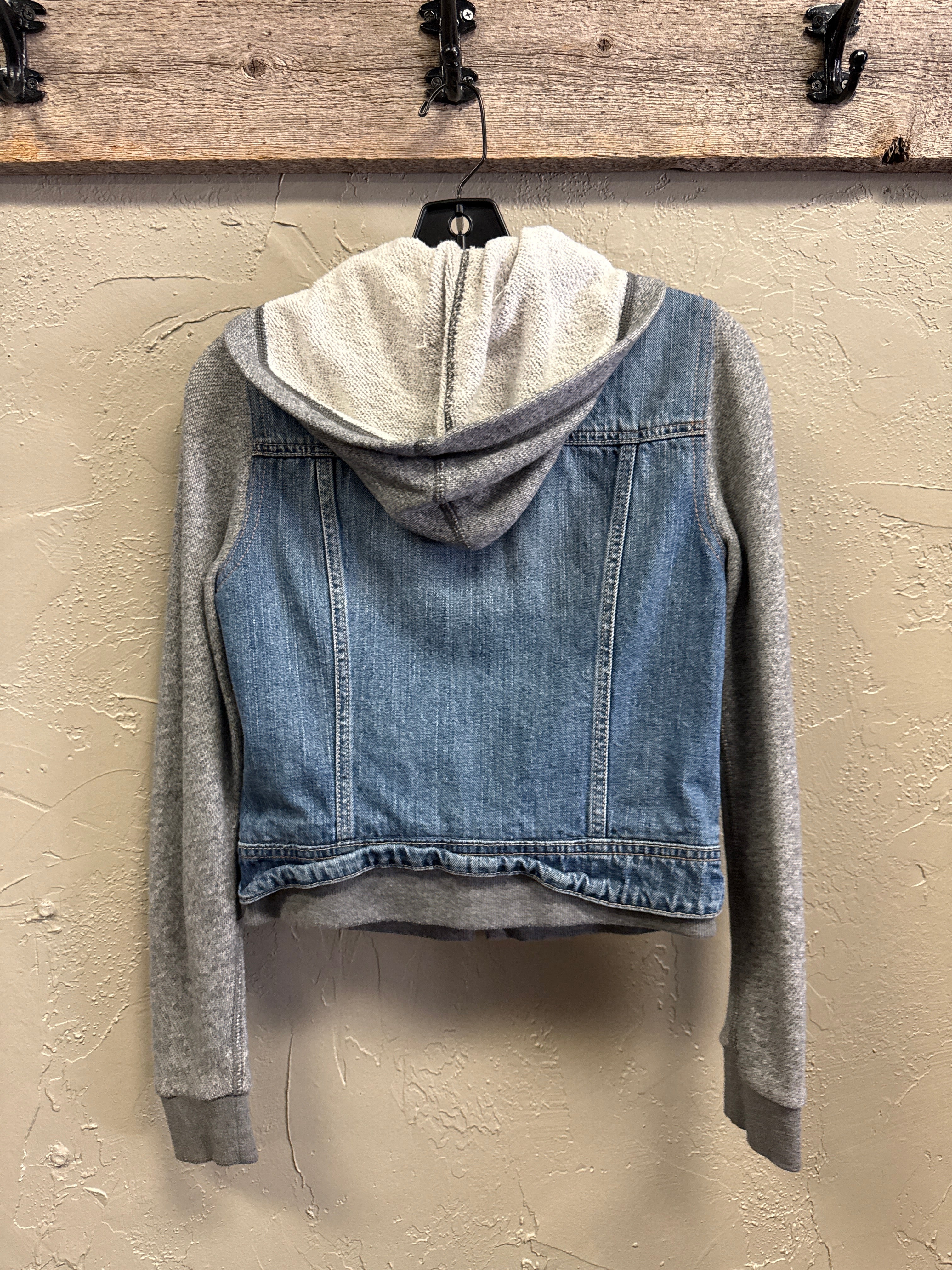 AE HOODED DENIM JACKET
