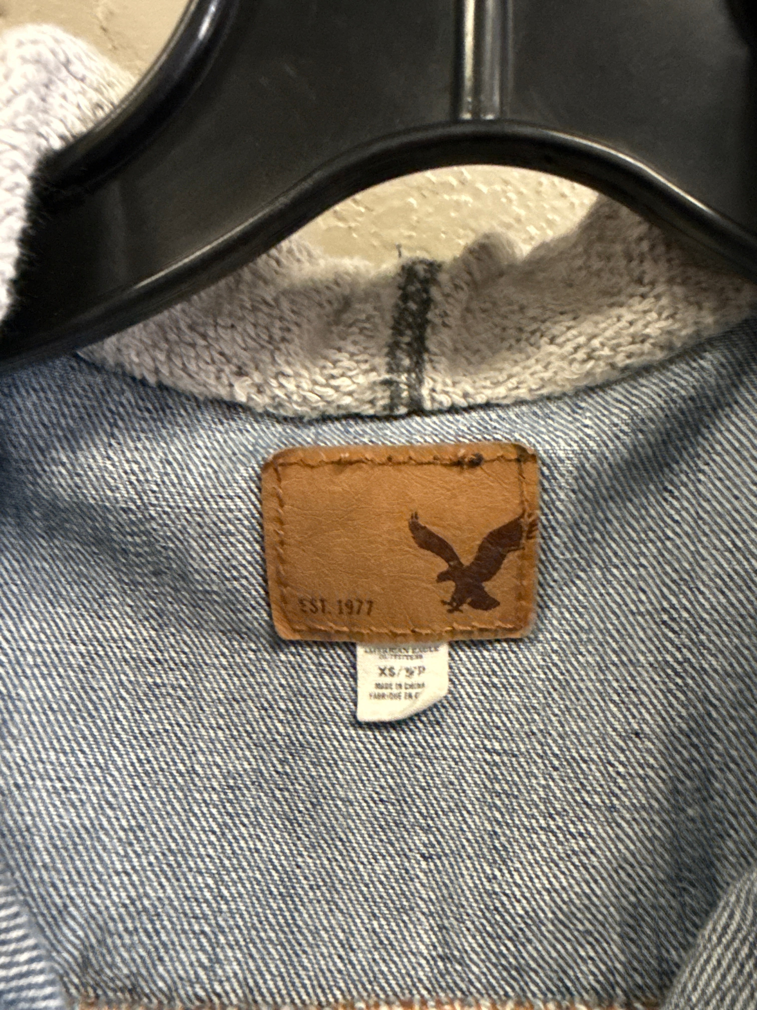 AE HOODED DENIM JACKET