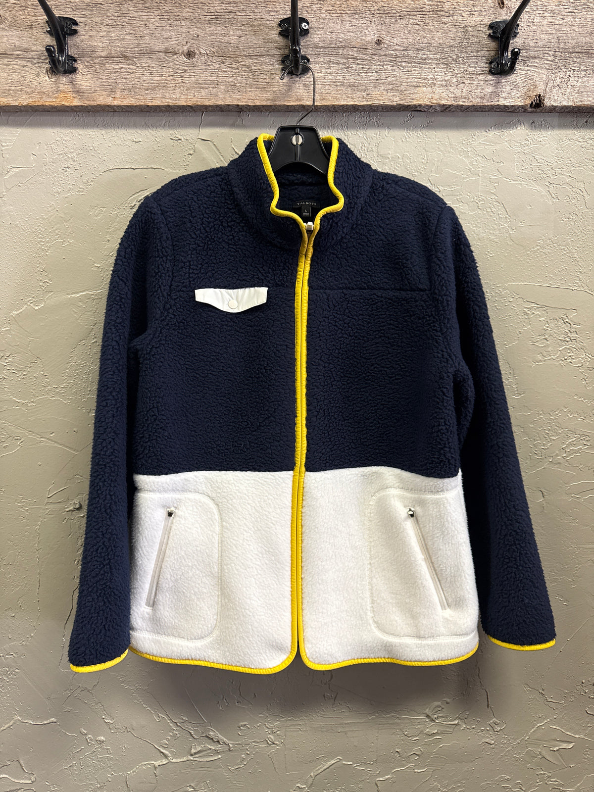 Talbots Colorblock Sherpa Jacket (org$108)