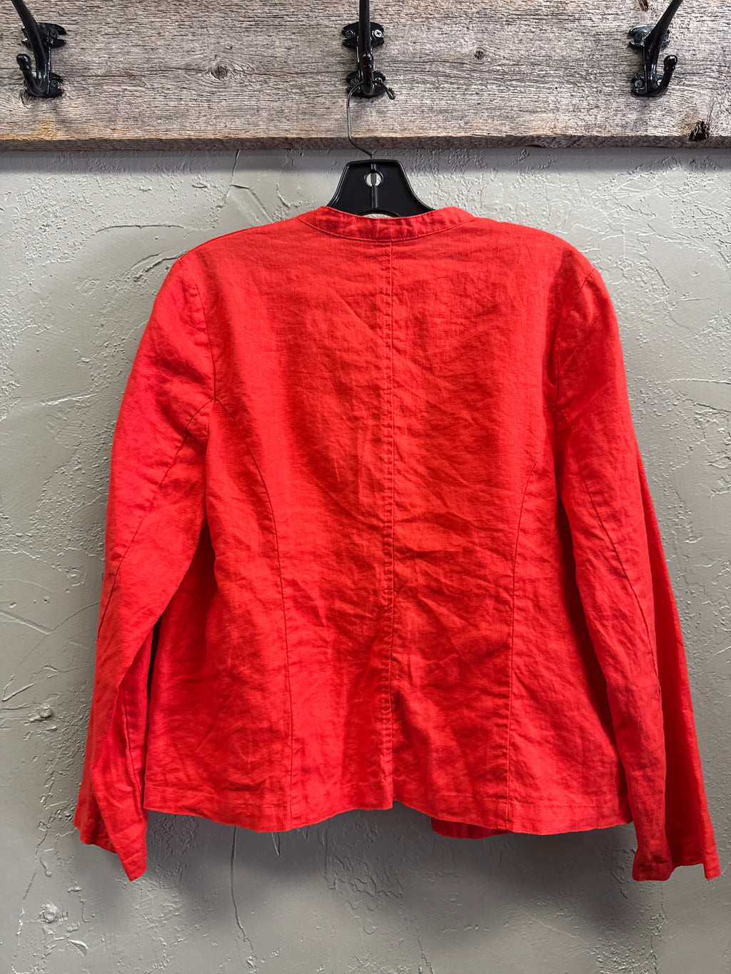 TAHARI OPEN FRONT LINEN BLAZER (org$118)