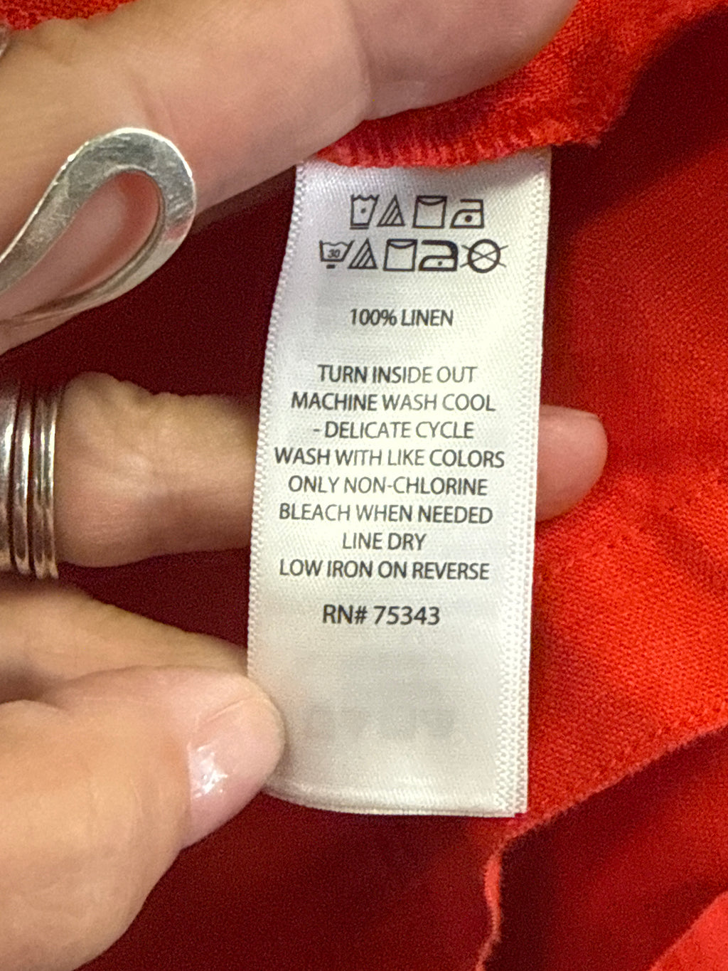 TAHARI OPEN FRONT LINEN BLAZER (org$118)