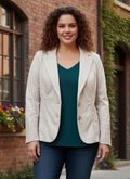 NWT LANE BRYANT COTTON TWILL BLAZER (org$70)