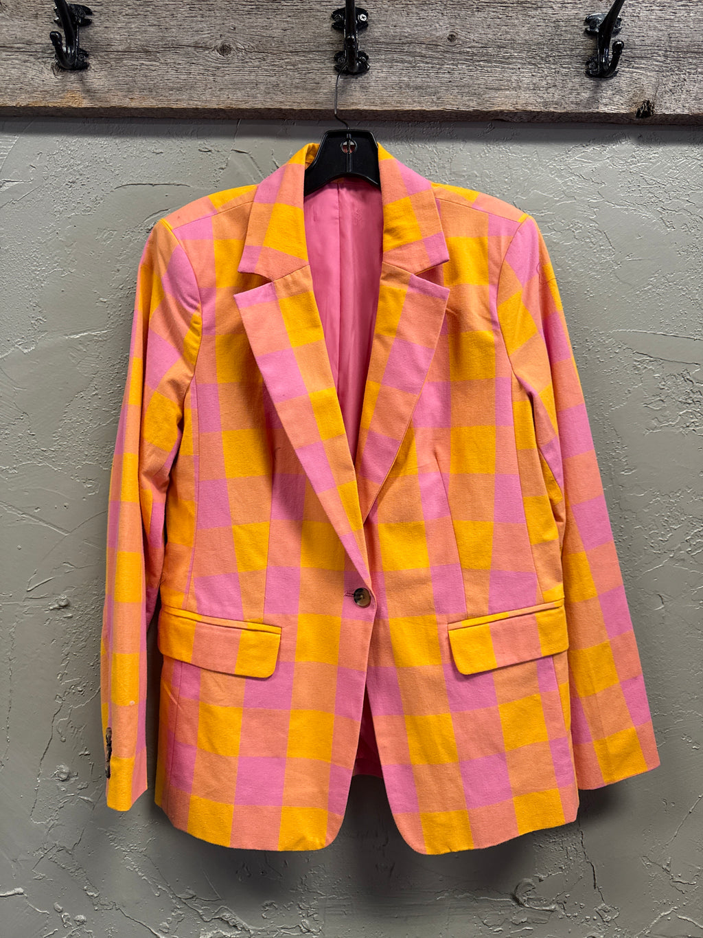 NWOT CHECK BLAZER