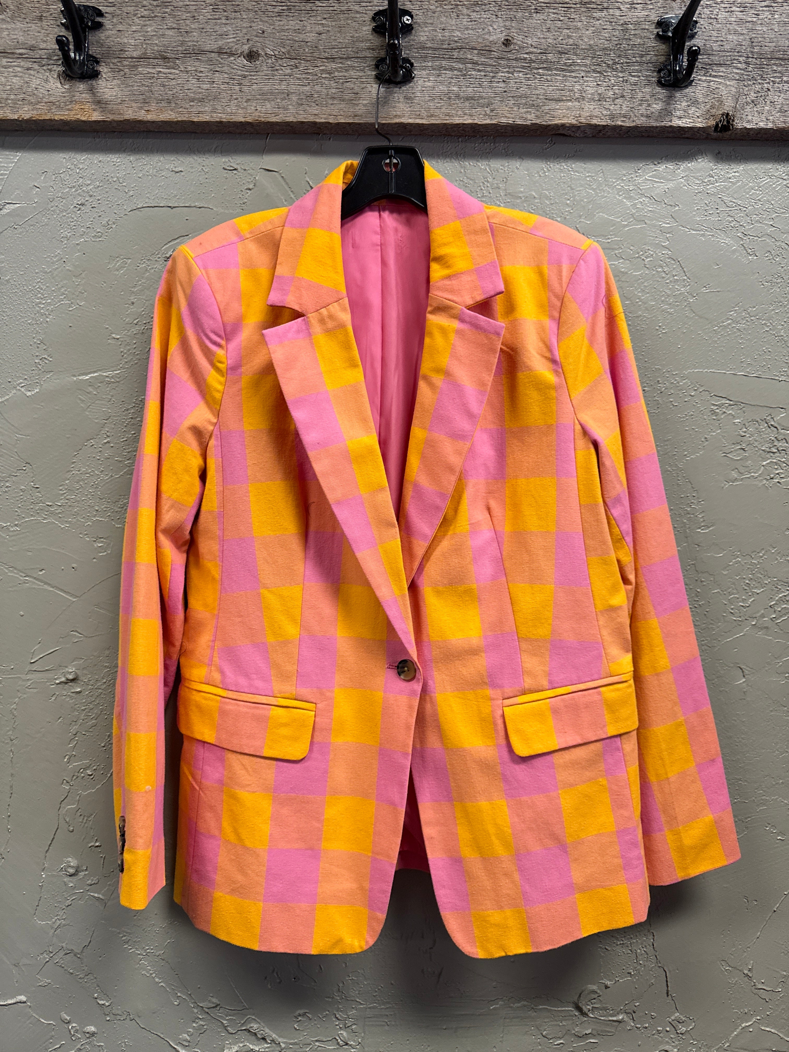 NWOT CHECK BLAZER