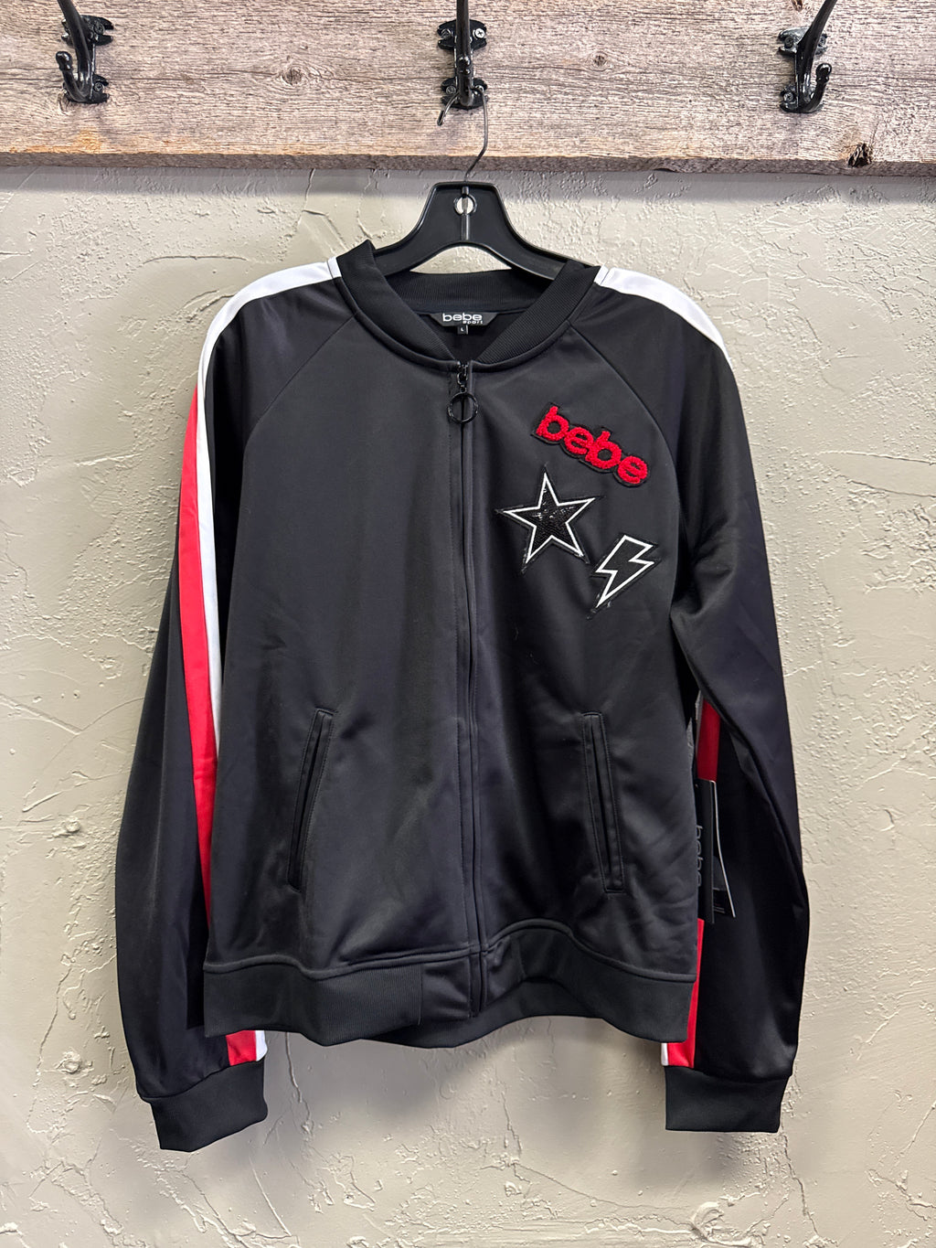 NWT BEBE TRACK JACKET (org$80)