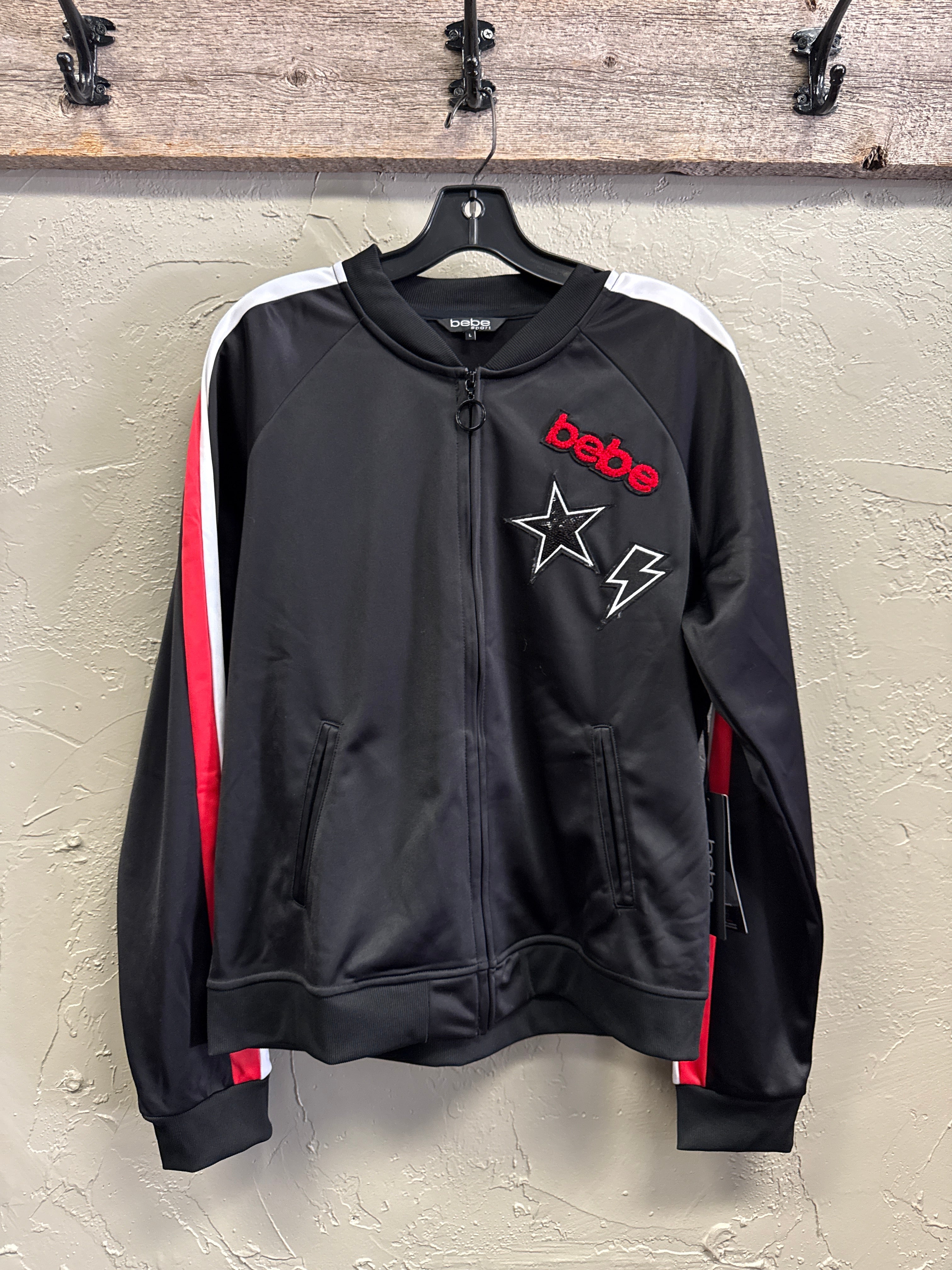 NWT BEBE TRACK JACKET (org$80)