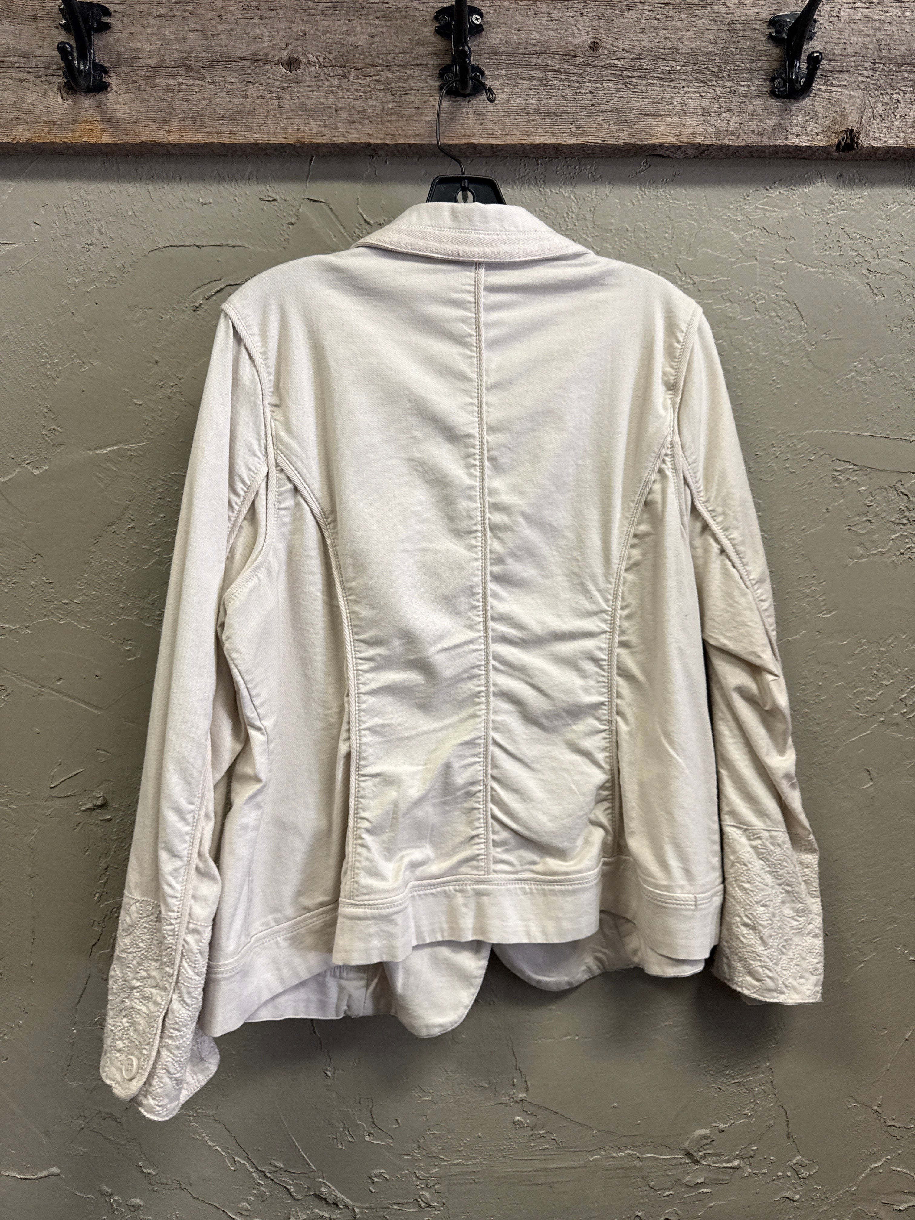 NWT LANE BRYANT COTTON TWILL BLAZER (org$70)
