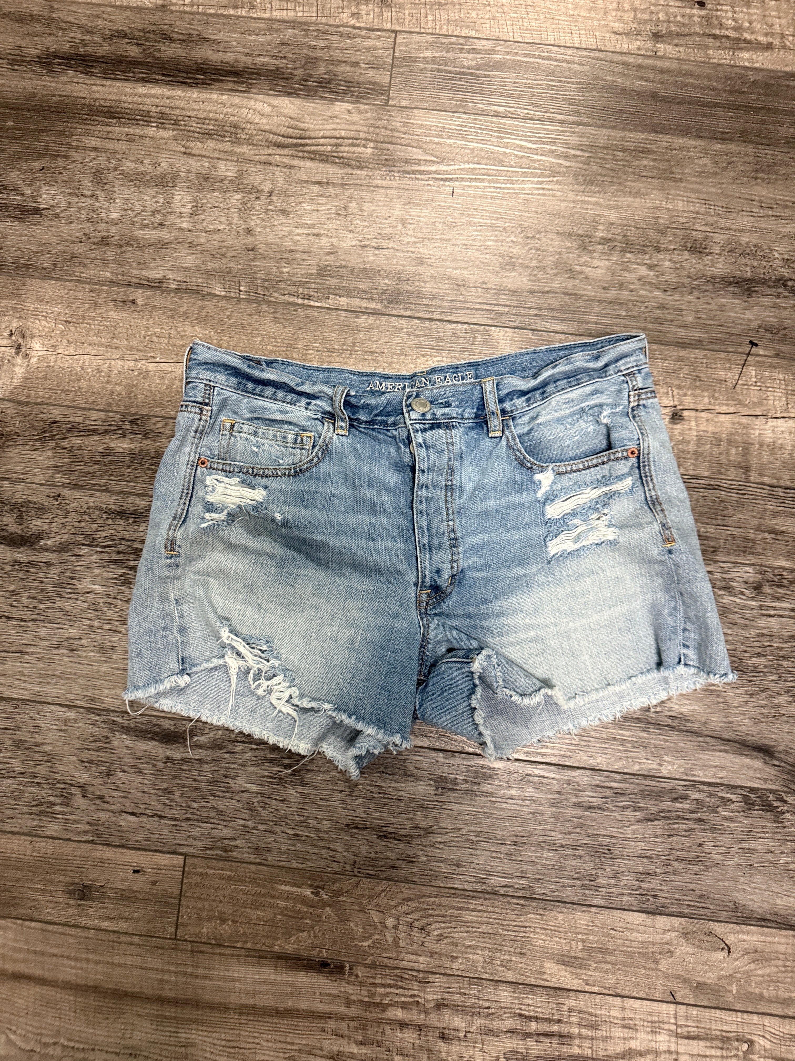 American Eagle Distressed Cut-Offs