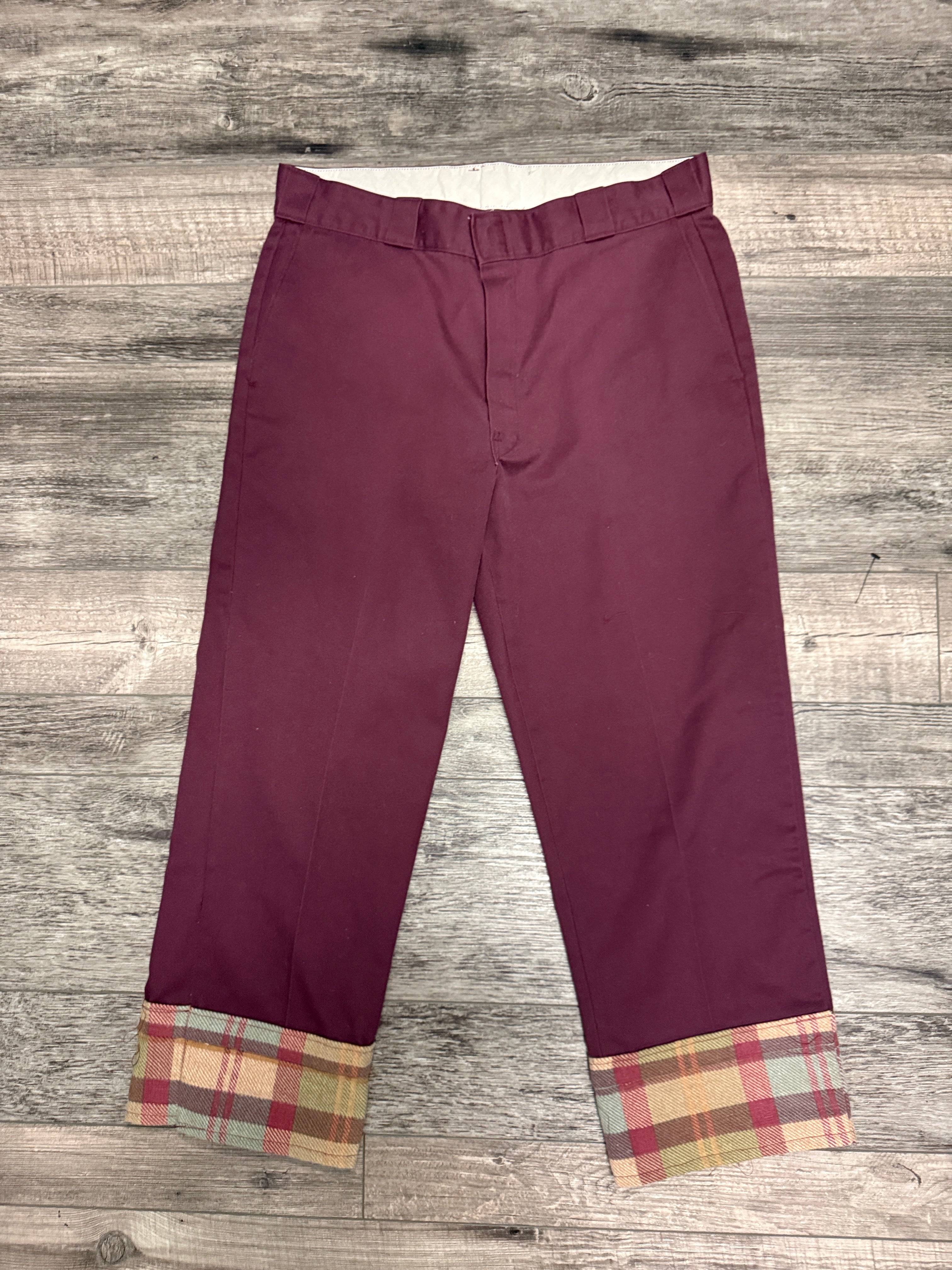 Dickies Work Pant w/ Plaid Cuff