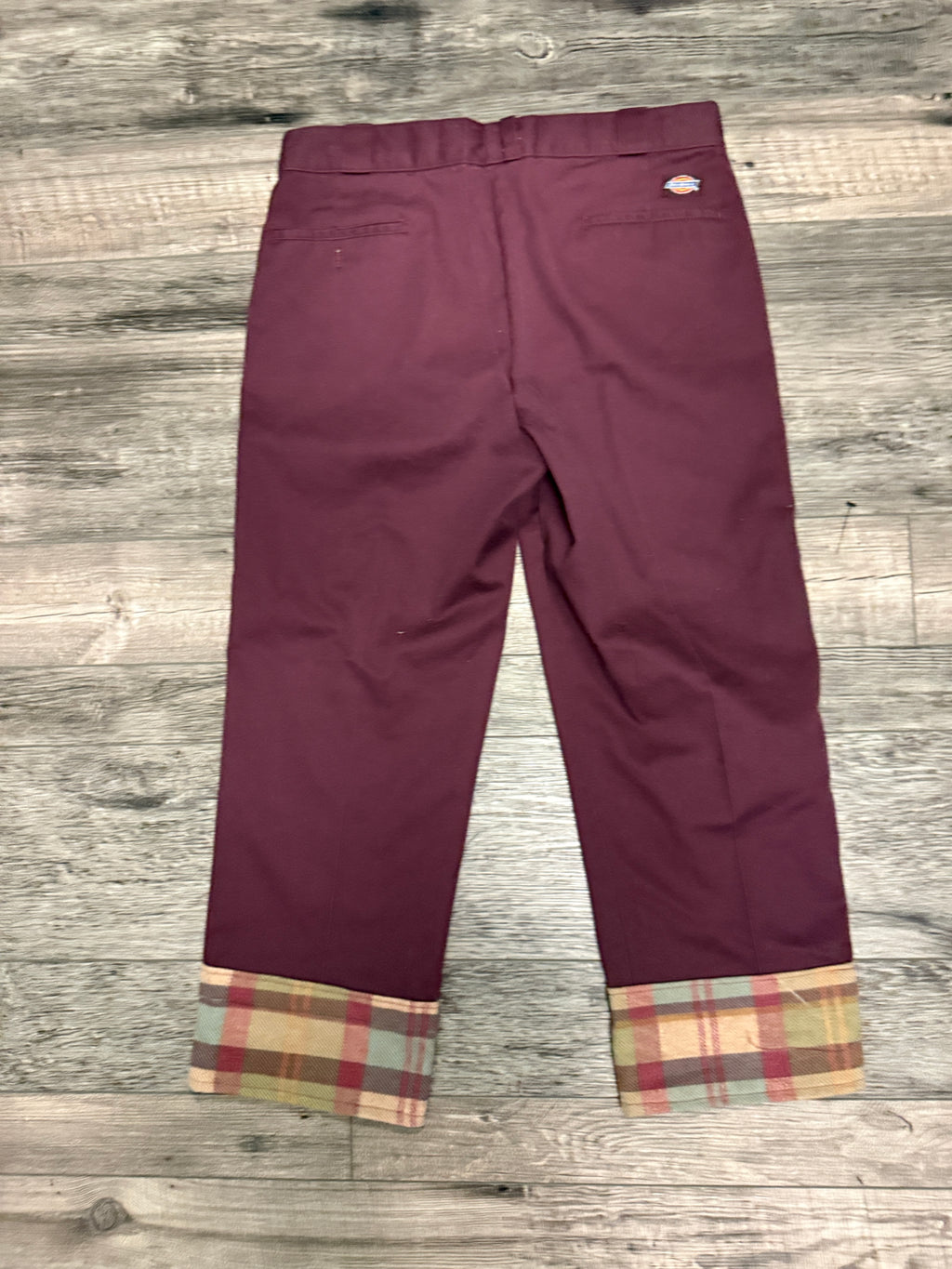 Dickies Work Pant w/ Plaid Cuff