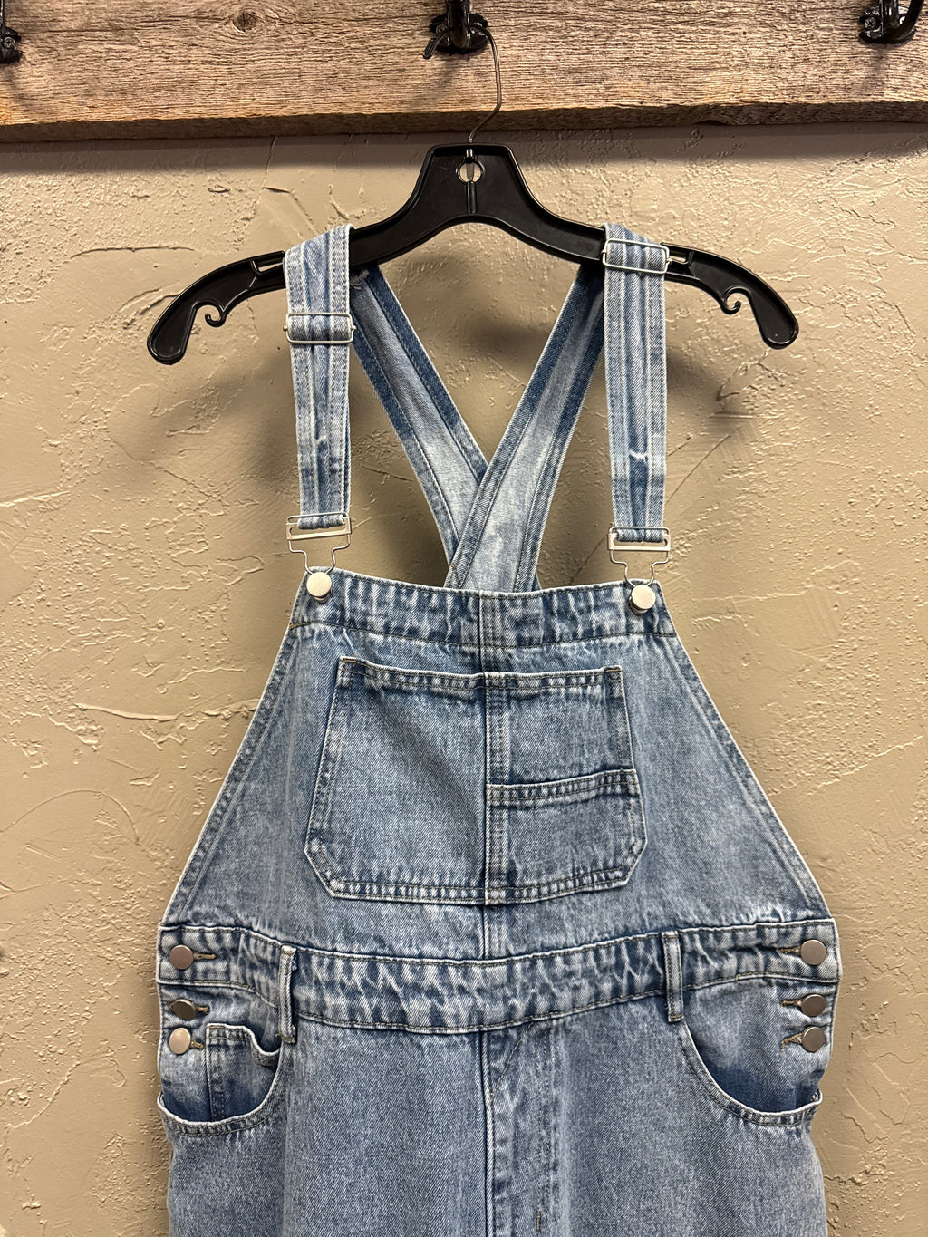 Light Wash Denim Overalls