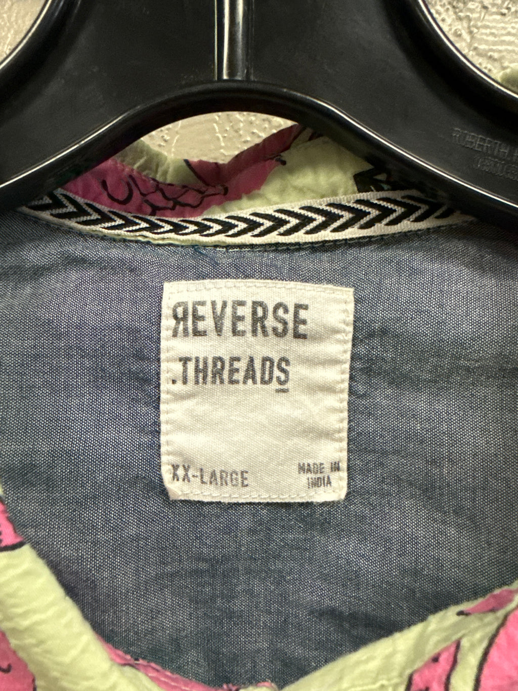 Reverse Threads Flamingo Button Up