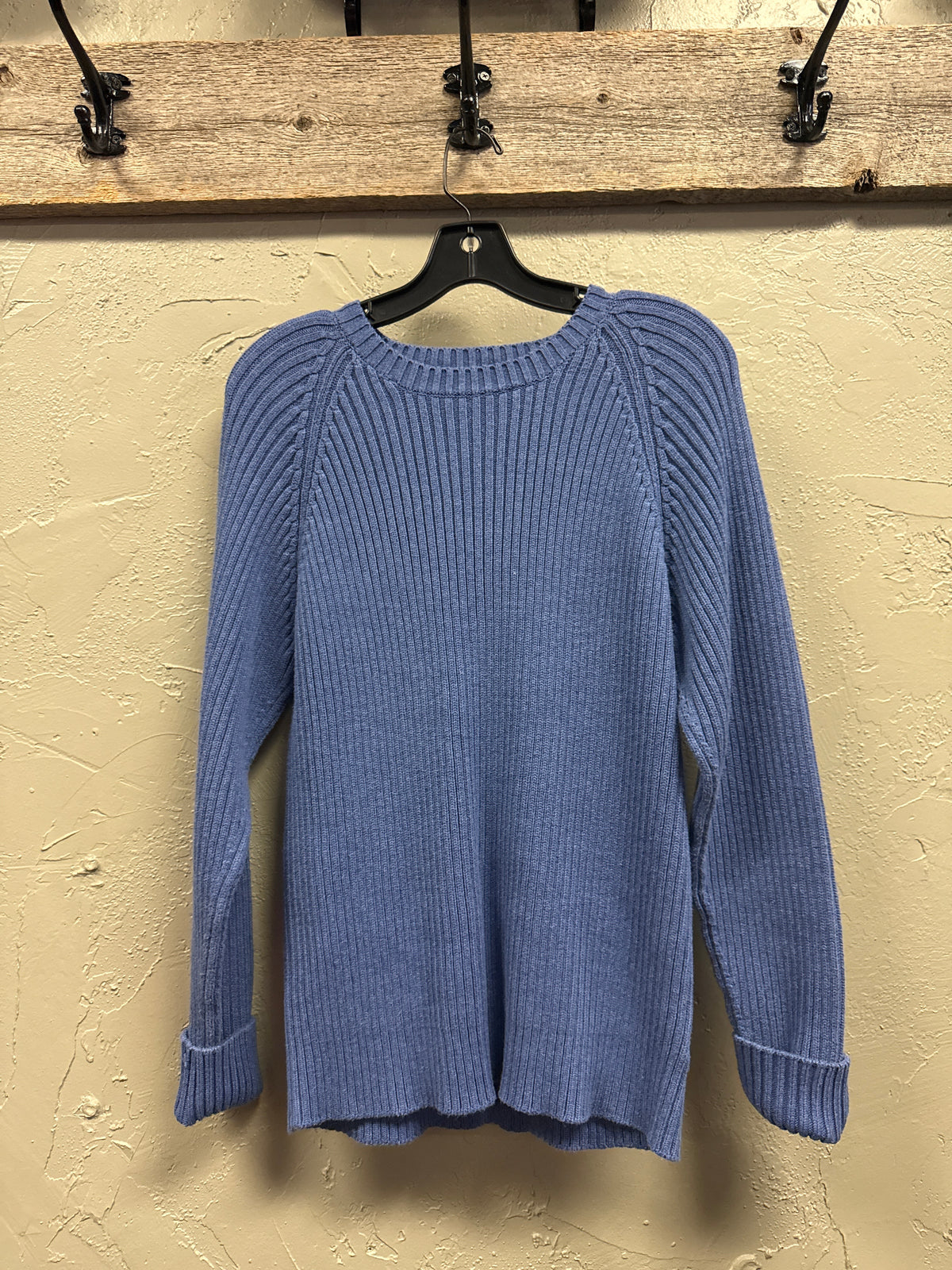 Lands End Crewneck Shaker Sweater (org$90)