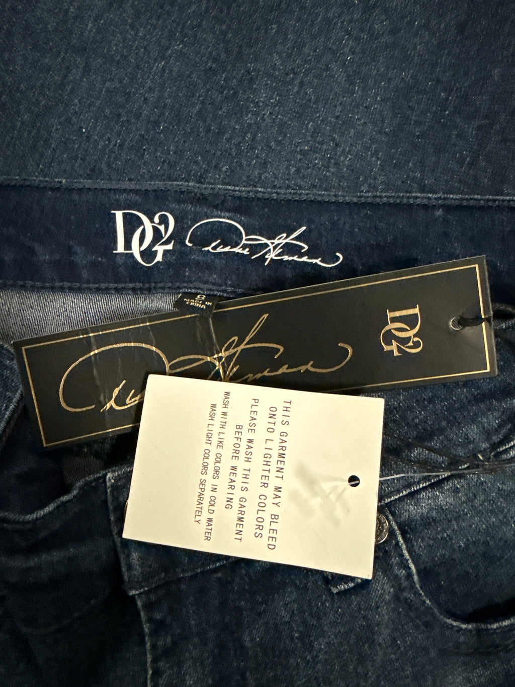 NWT DG2 Ruffle Hem Crop Jean (org$70)