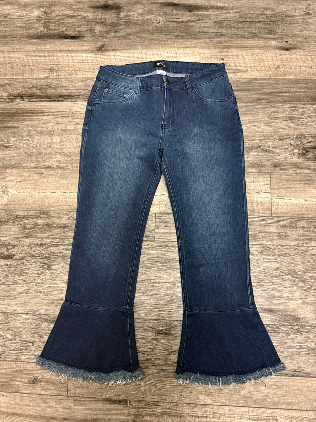 NWOT mod/x Frilled Flare Jean (org$60)