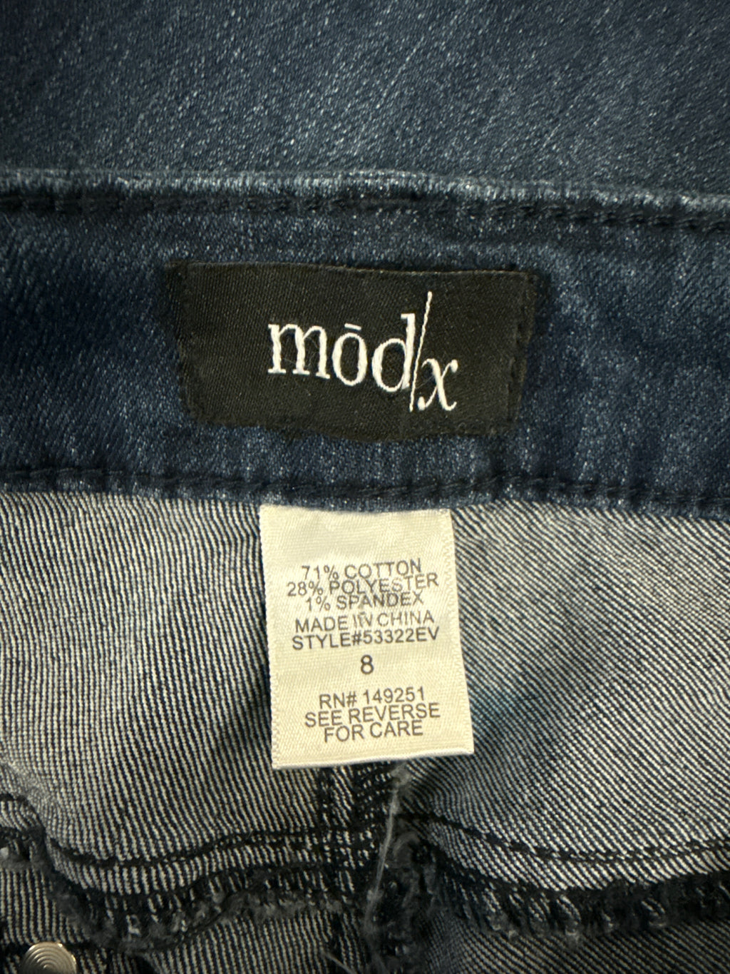 NWOT mod/x Frilled Flare Jean (org$60)