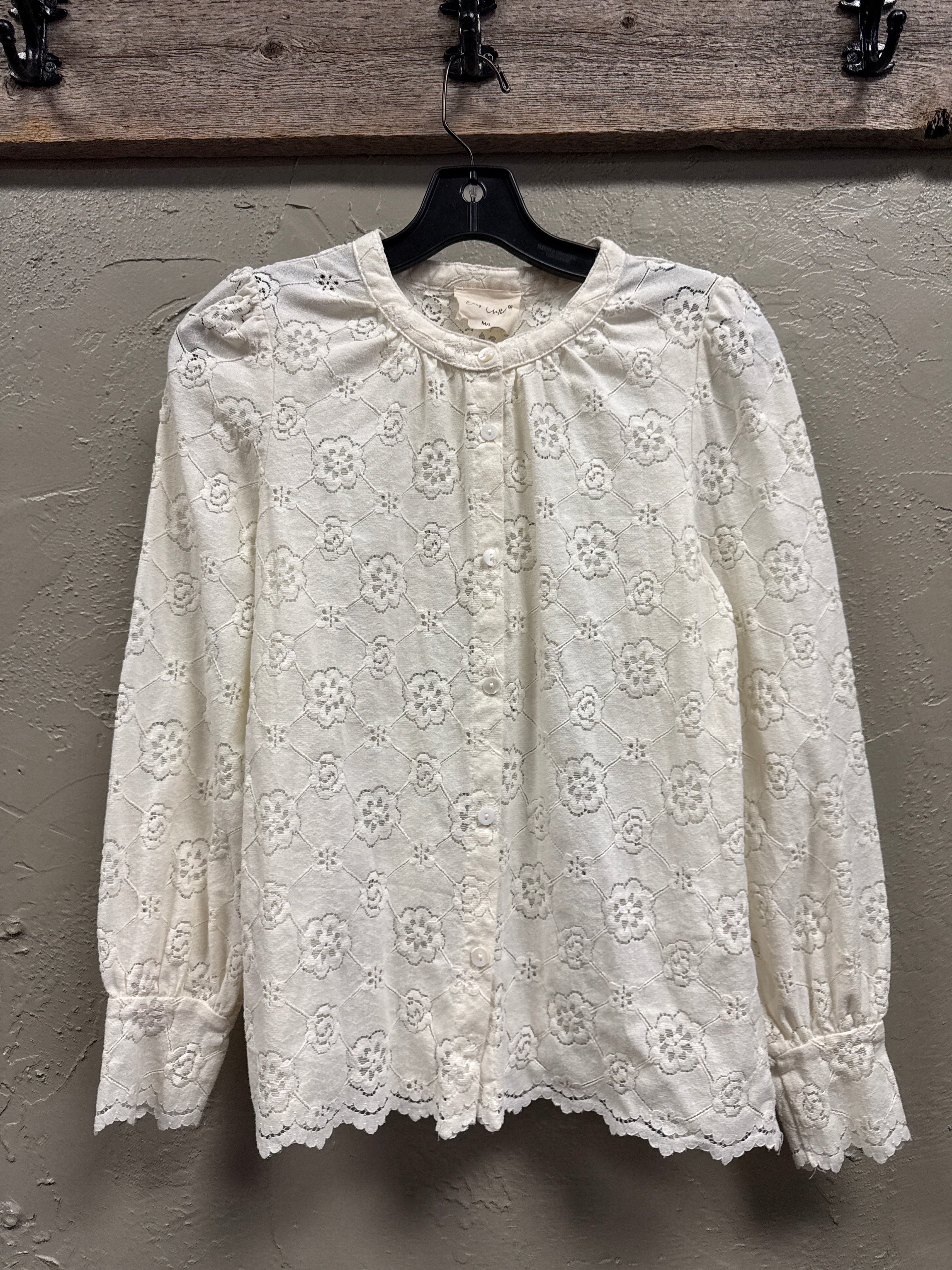 Easy Clothes Ecru Dean Blouse