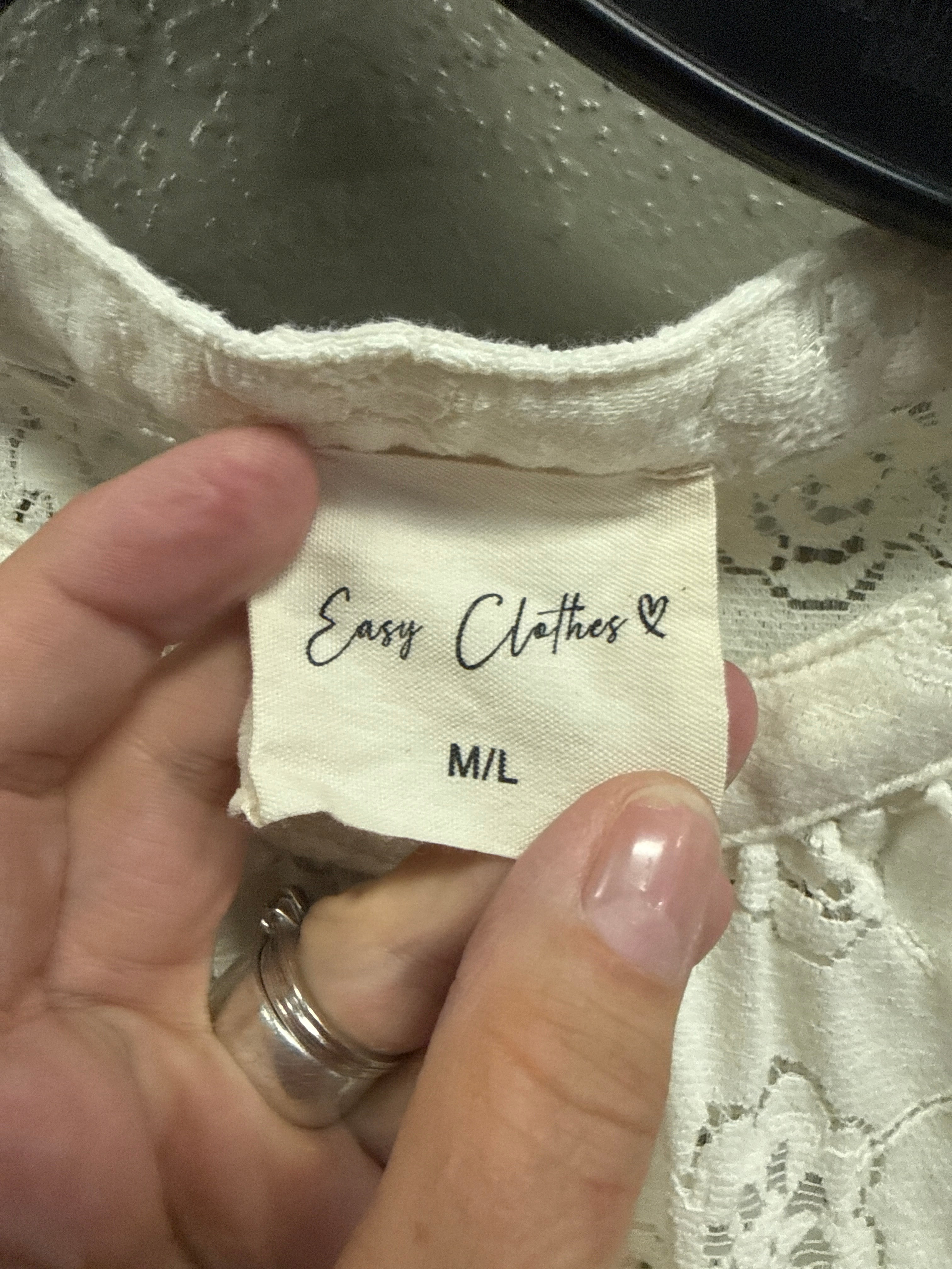 Easy Clothes Ecru Dean Blouse