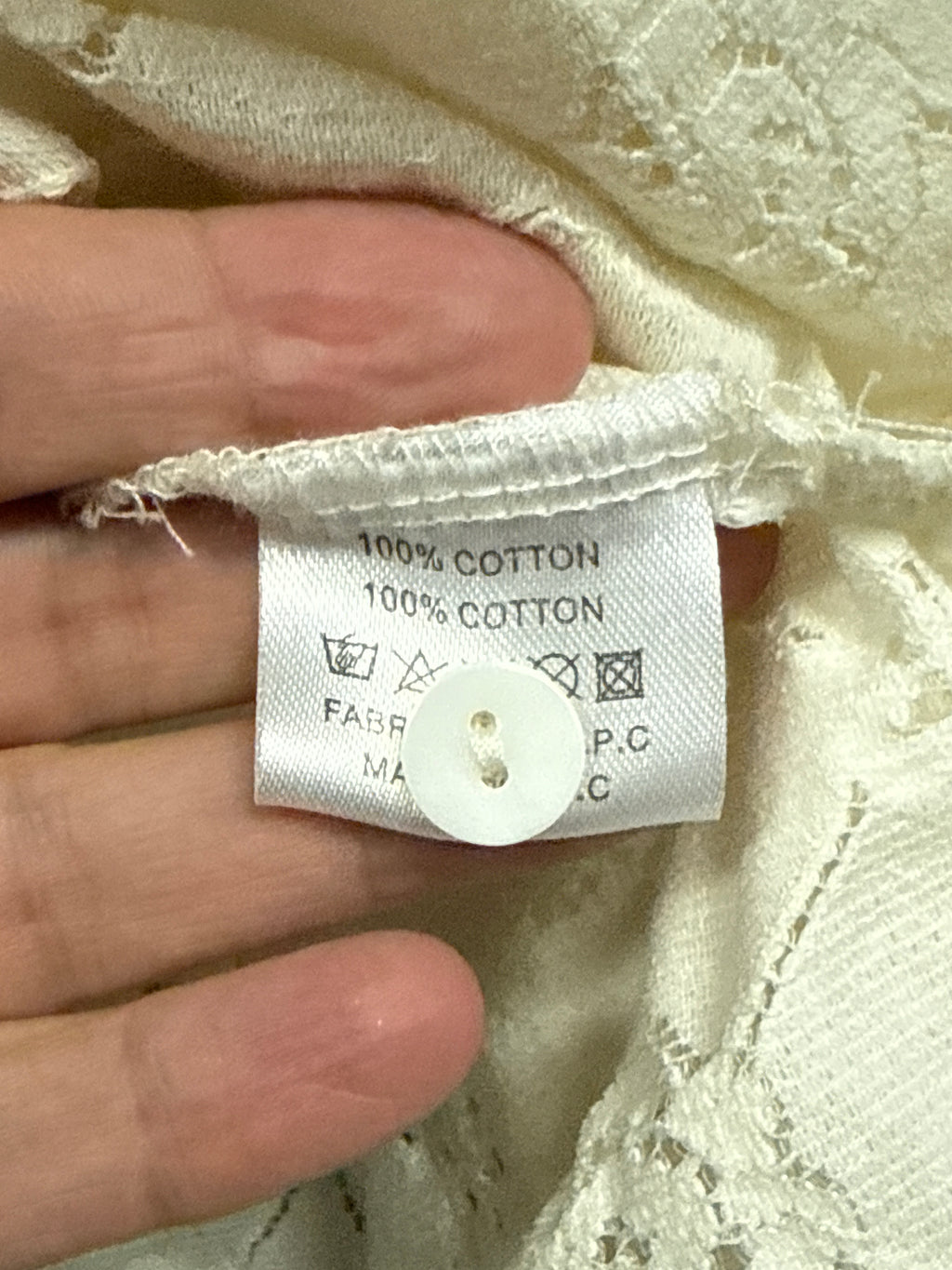Easy Clothes Ecru Dean Blouse