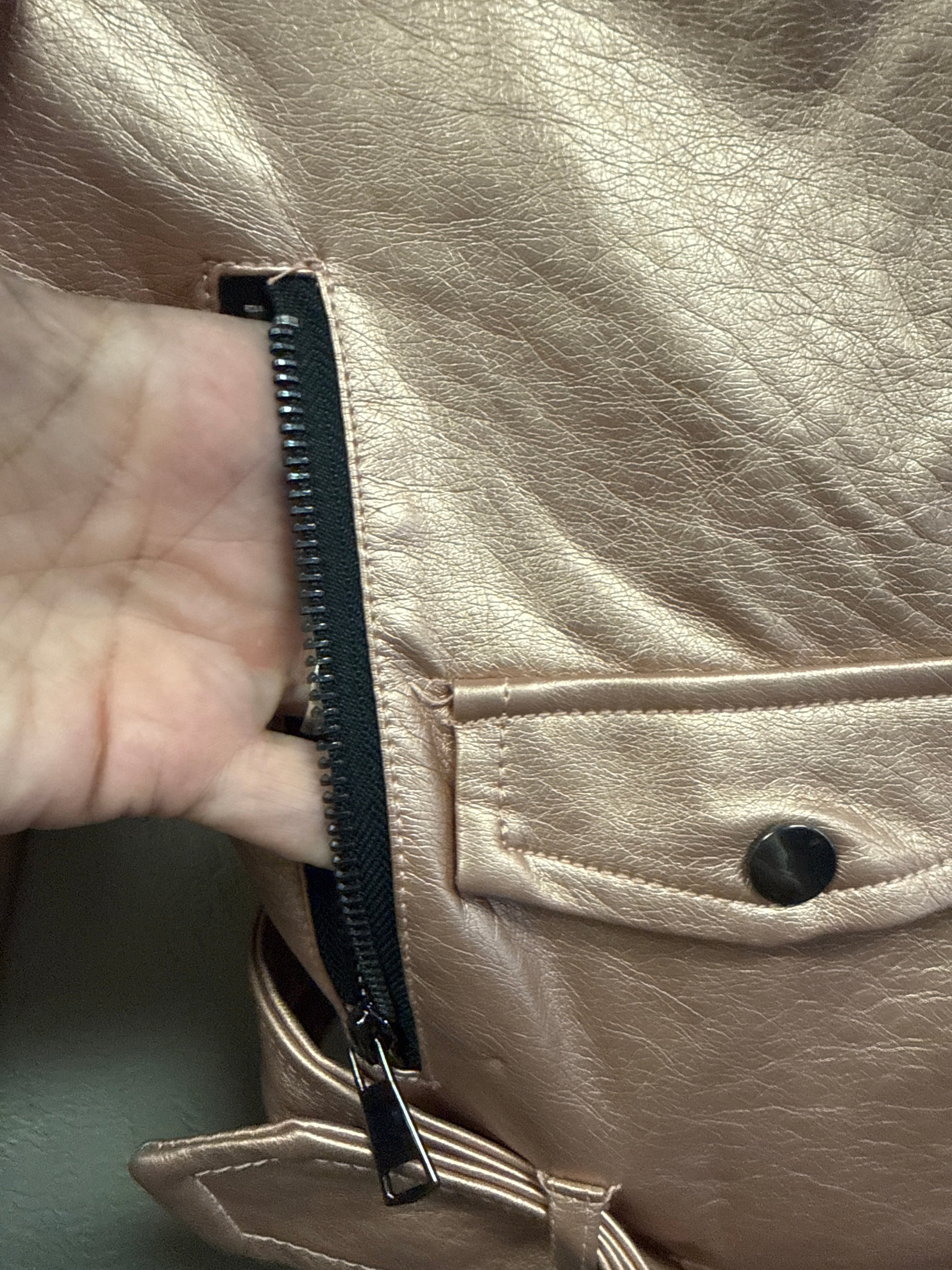 BNCI Metallic Moto Jacket (org$120)