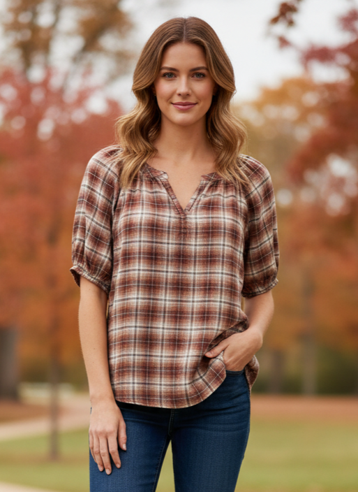 BeachLunchLounge Puff Sleeve Blouse