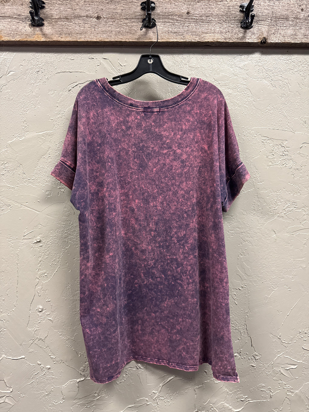 Zenana Acid Wash Box Tee