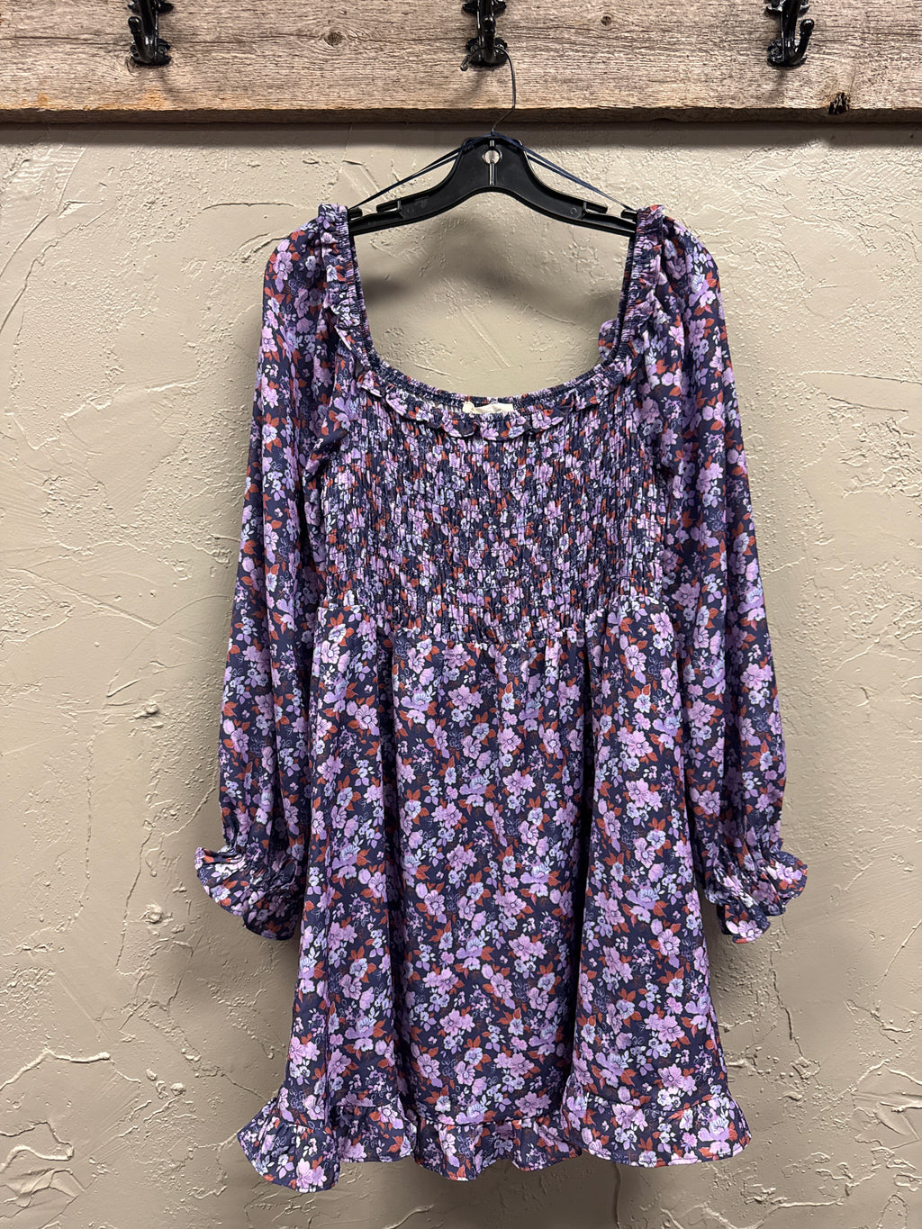 Dress Up Smocked Mini Dress