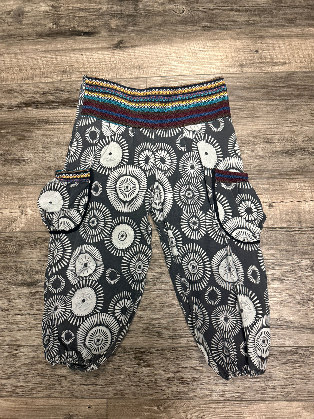 Boho Mandala Smocked Mambo Pants