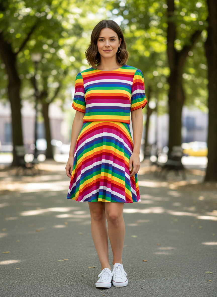 Daisy Street Open-Back Skater Dress