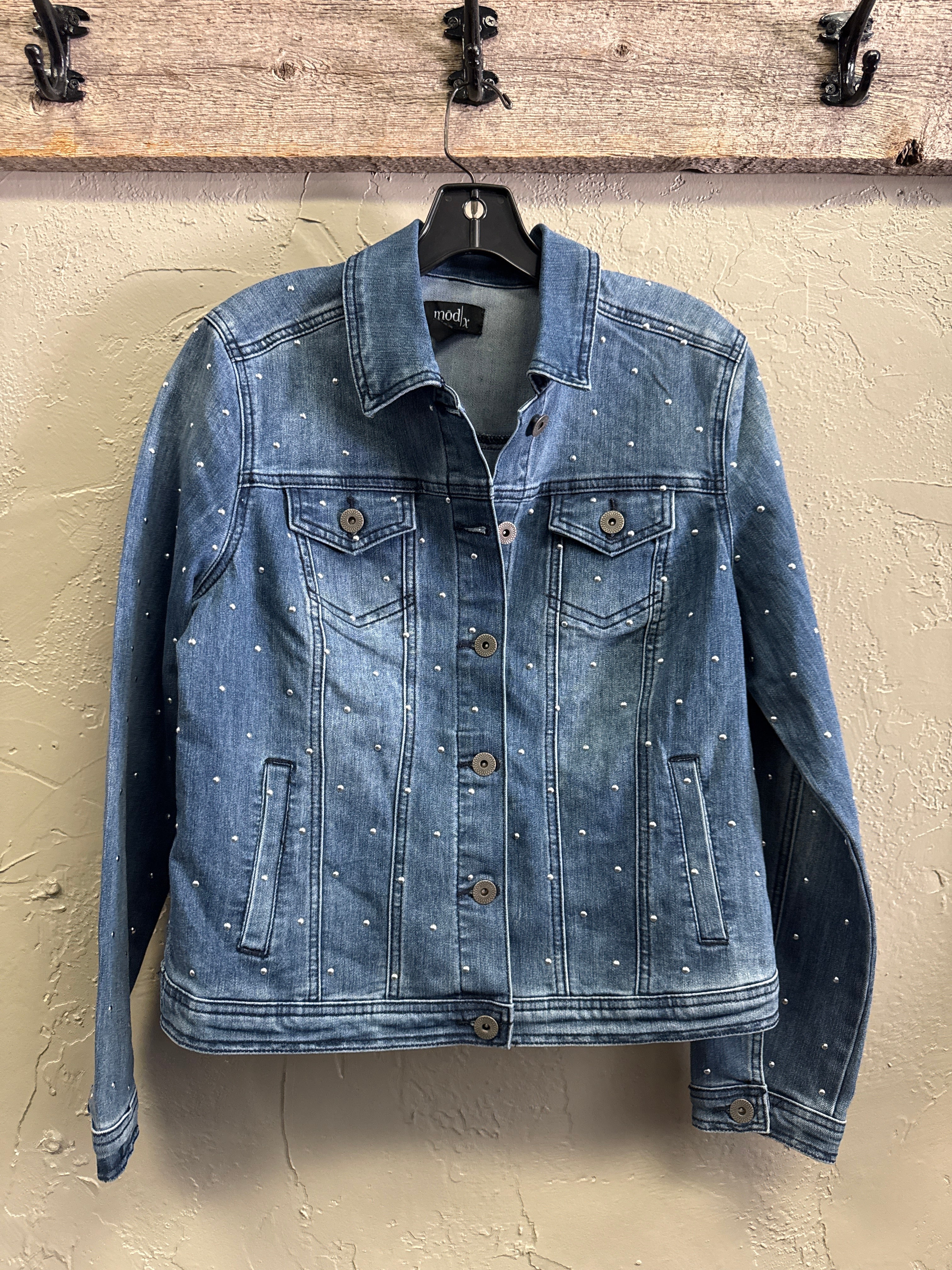 mod/x Studded Denim Jacket