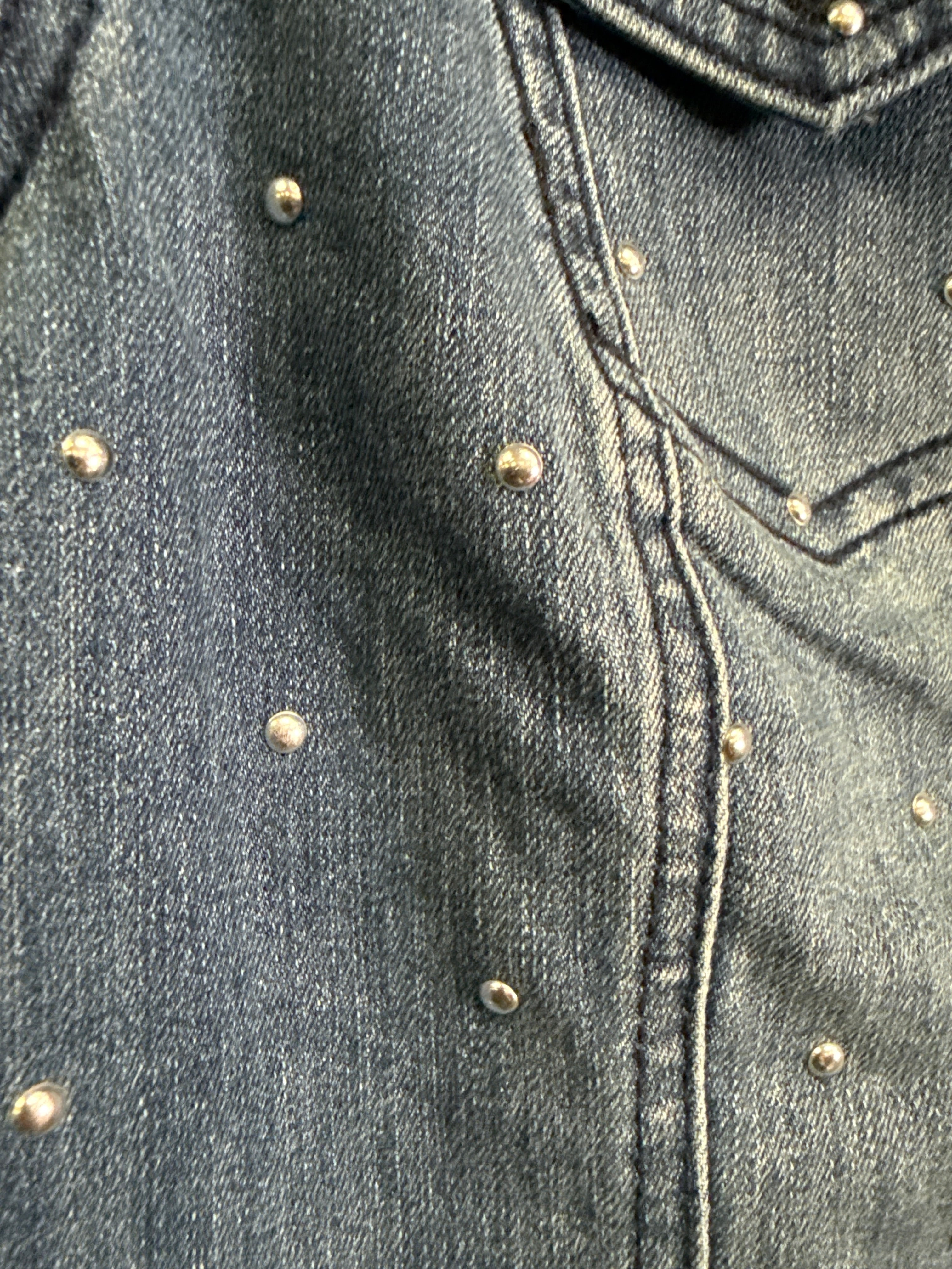mod/x Studded Denim Jacket