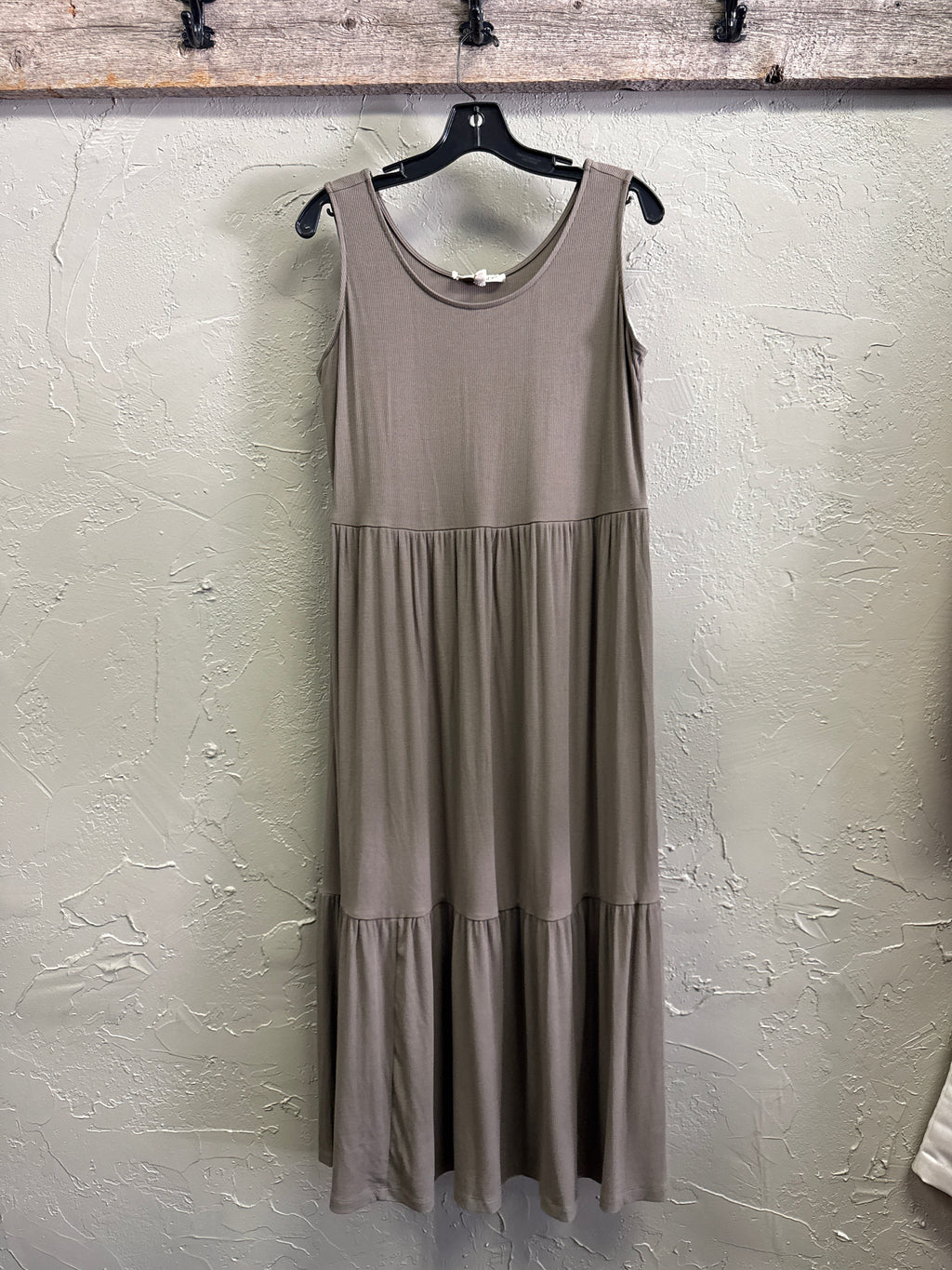 Indigo Thread Tiered Midi Dress