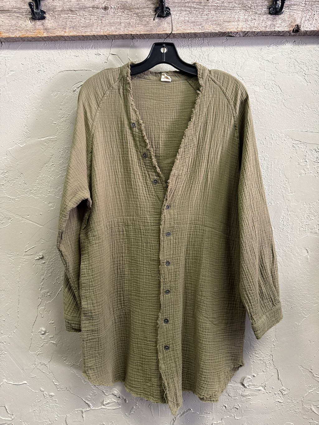Igenjun Cotton Gauze Tunic