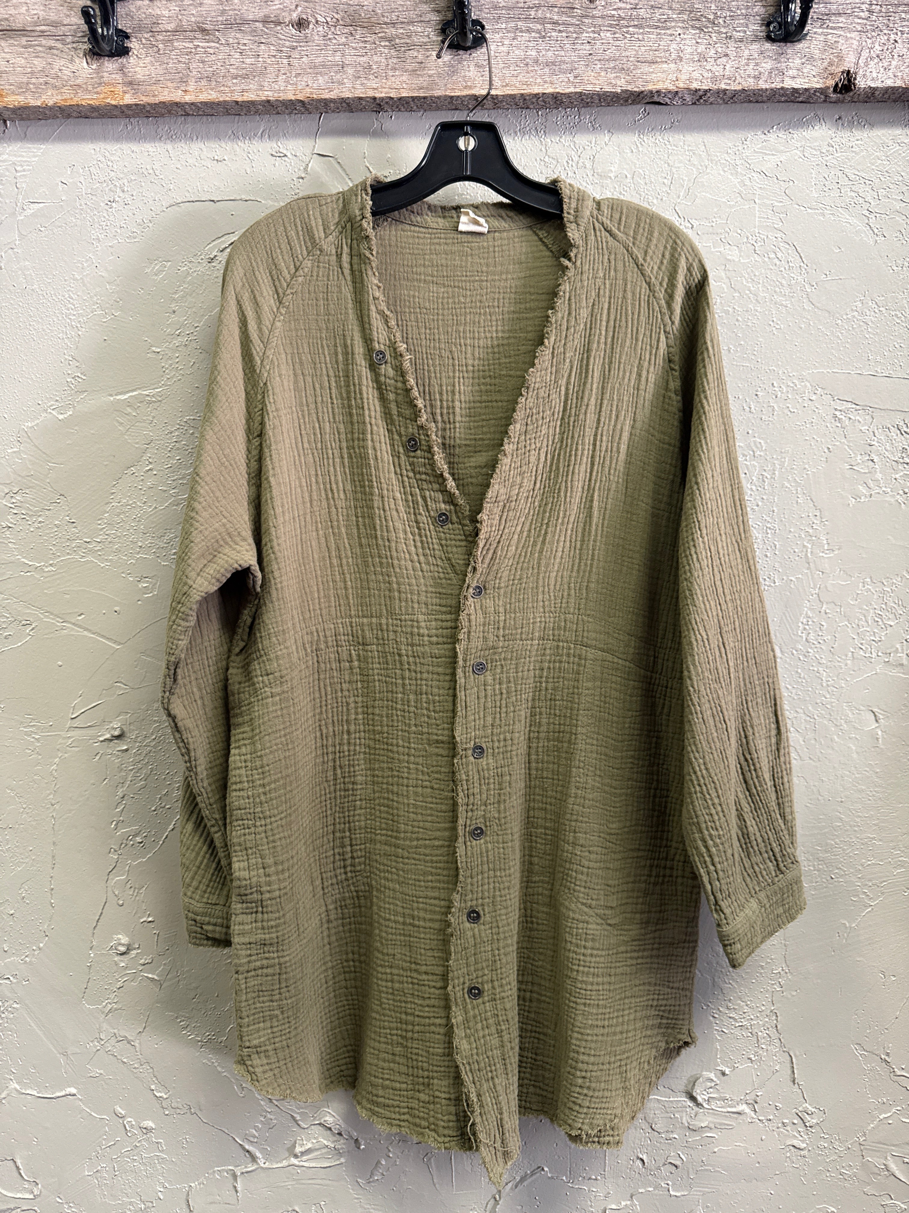 Igenjun Cotton Gauze Tunic