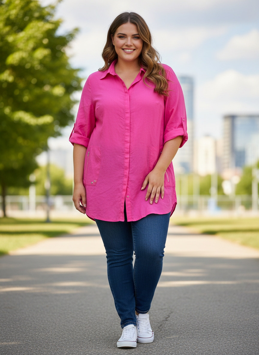 Lane Bryant Tunic Top (org$89)