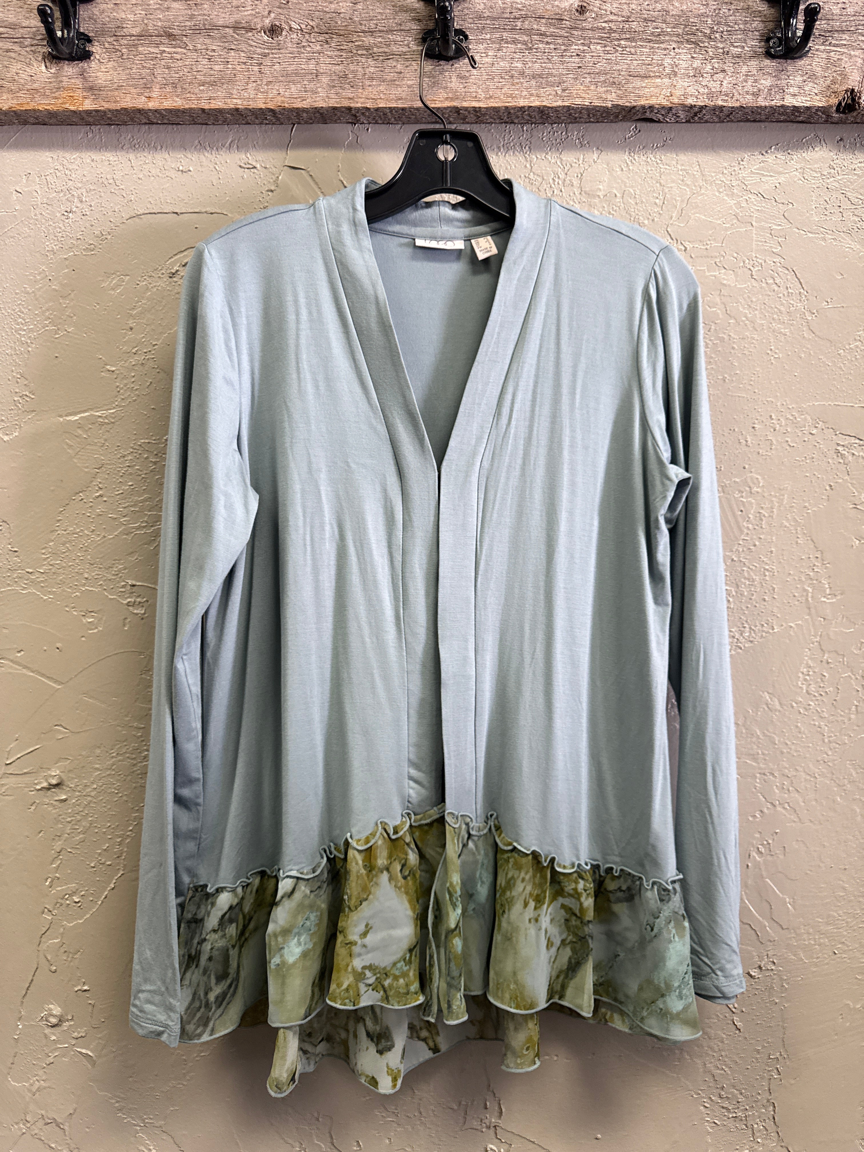 NWOT LOGO Ruffled Hem Cardigans (org$60)