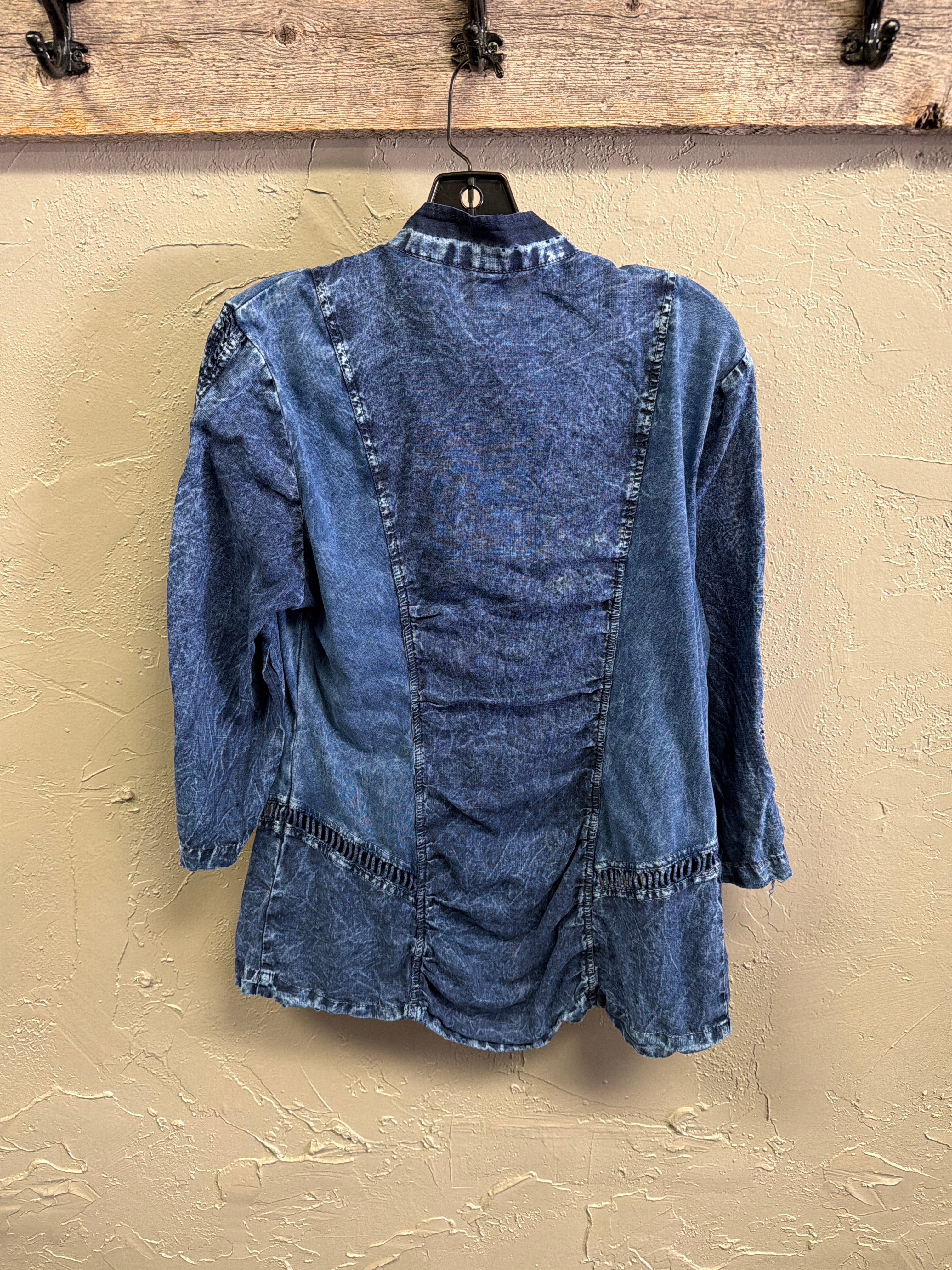 XCVI Linen Full Zip Jacket (org$158)