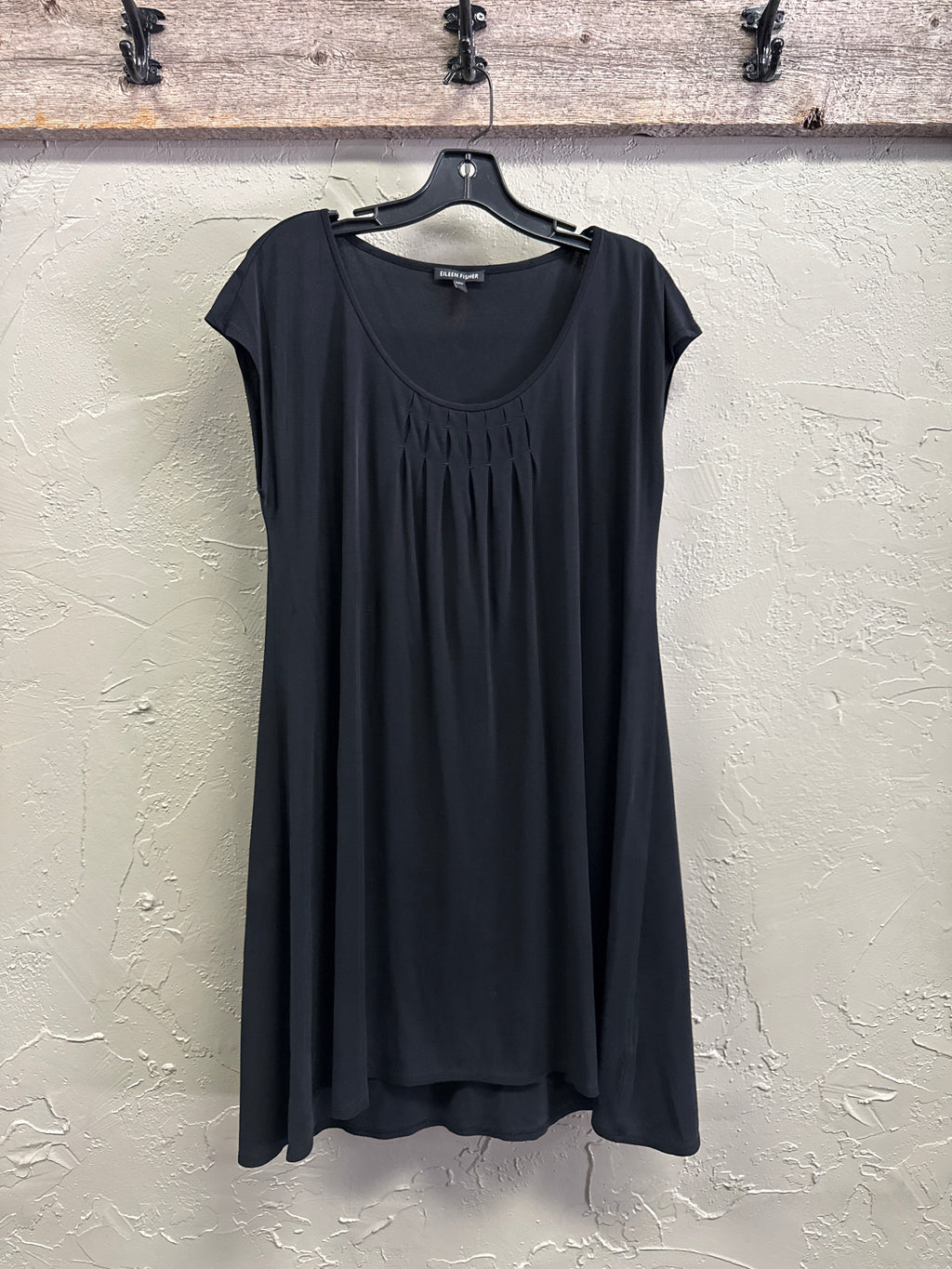 Eileen Fisher Silk Pintuck Dress (org$328)
