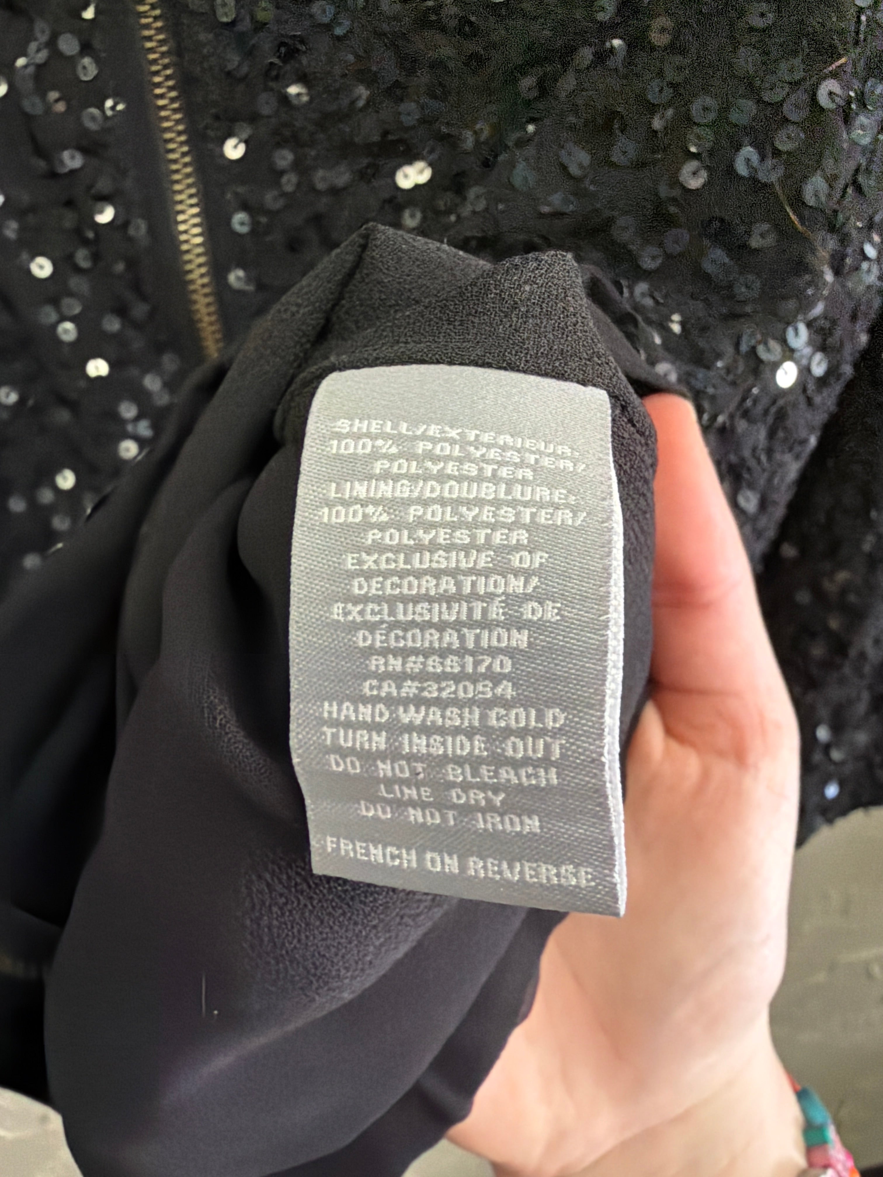 Sparkle & Fade Zip-Front Jacket