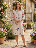 oSo Casuals Linen Sirt Dress (org$99)